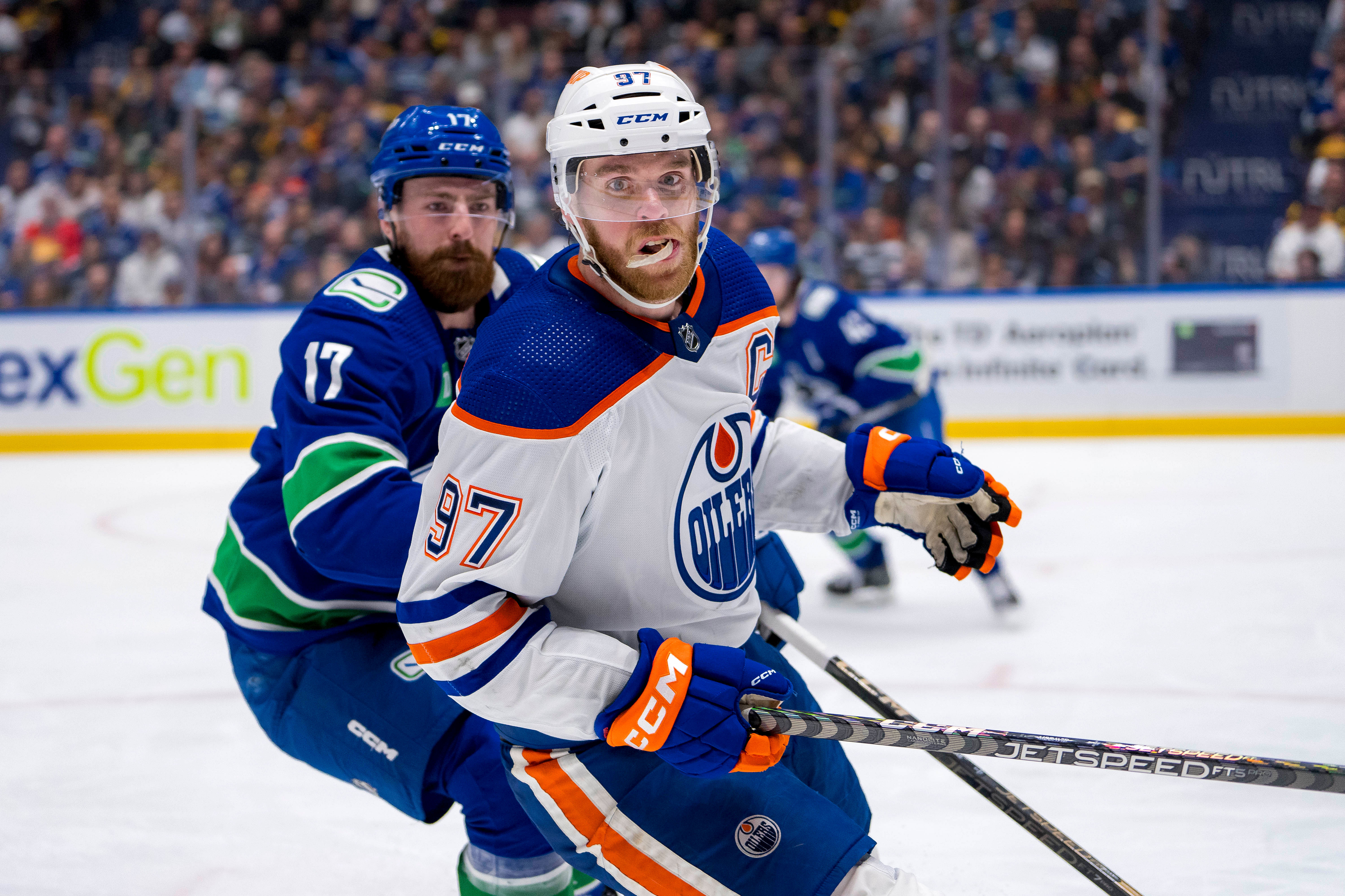 NHL: Stanley Cup Playoffs-Edmonton Oilers at Vancouver Canucks