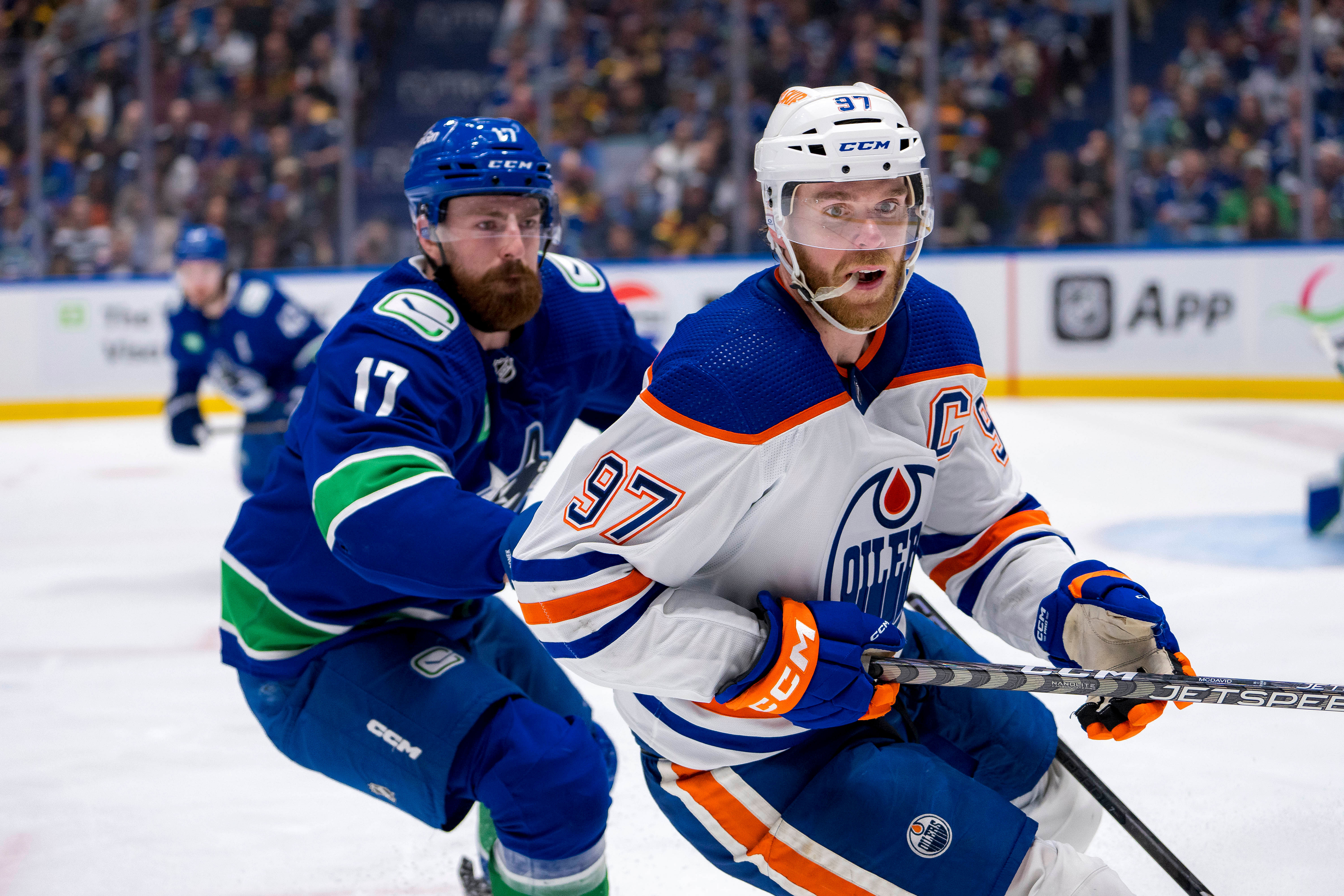 NHL: Stanley Cup Playoffs-Edmonton Oilers at Vancouver Canucks