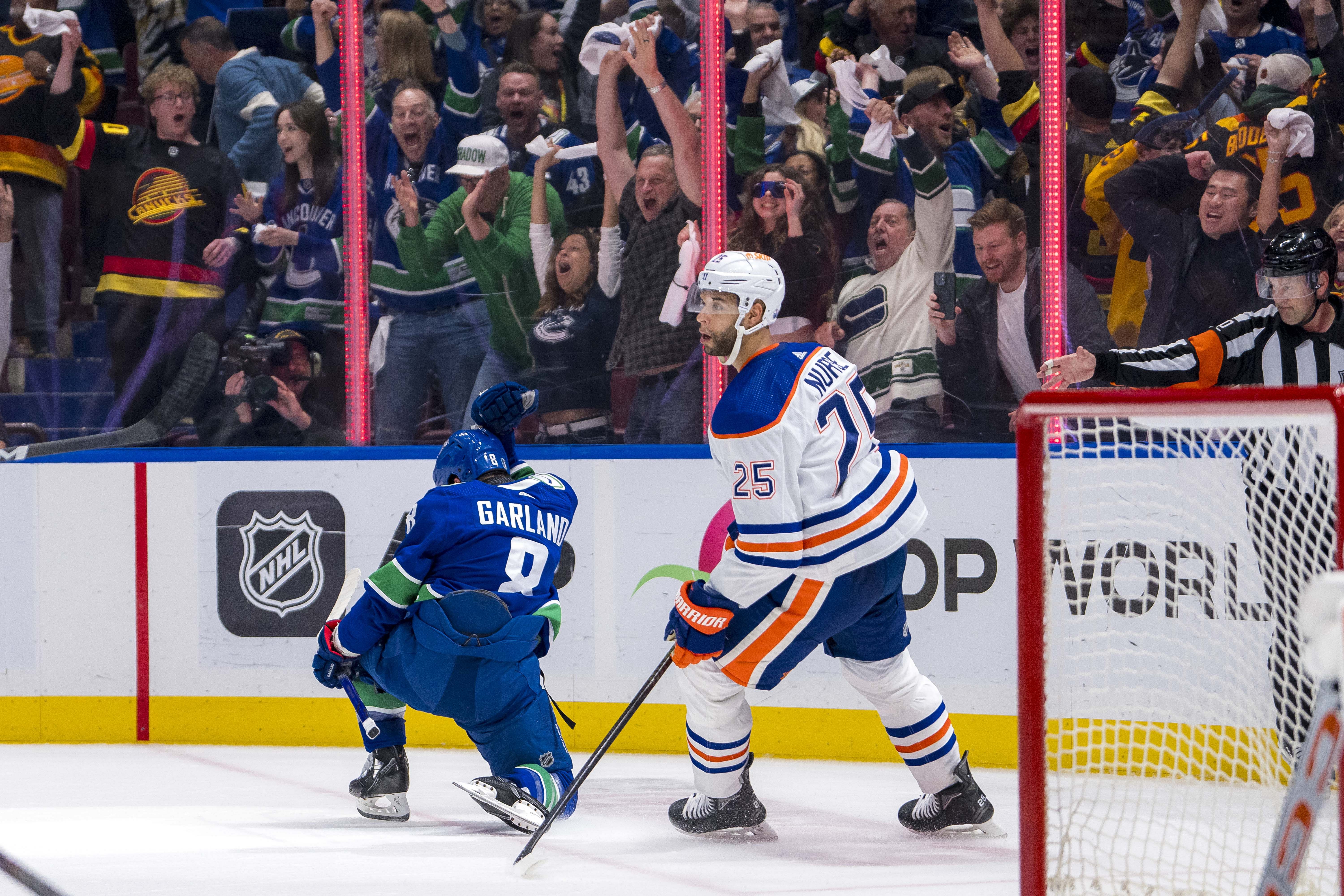 NHL: Stanley Cup Playoffs-Edmonton Oilers at Vancouver Canucks