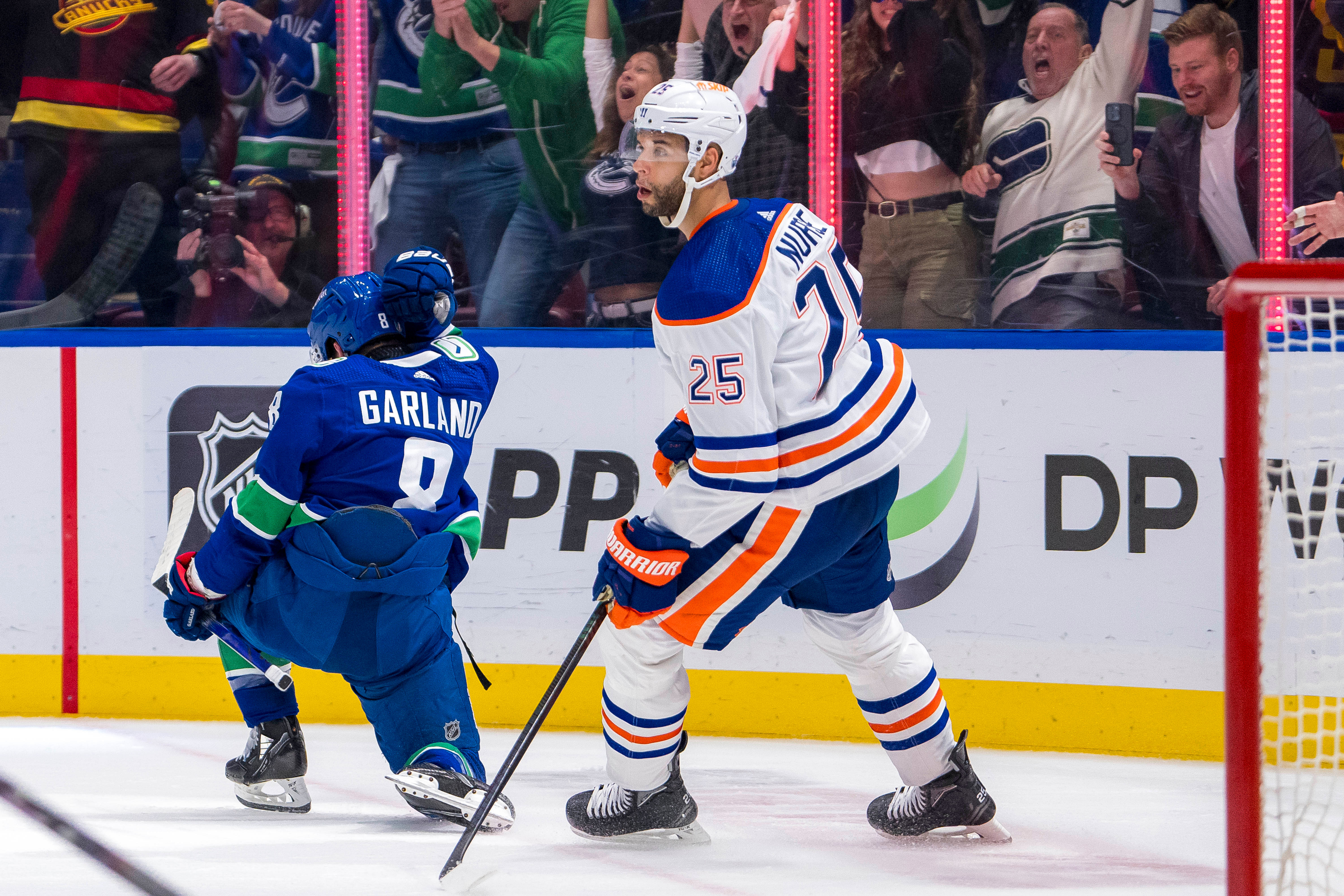 NHL: Stanley Cup Playoffs-Edmonton Oilers at Vancouver Canucks