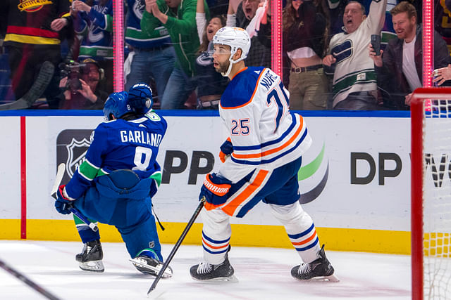 NHL: Stanley Cup Playoffs-Edmonton Oilers at Vancouver Canucks