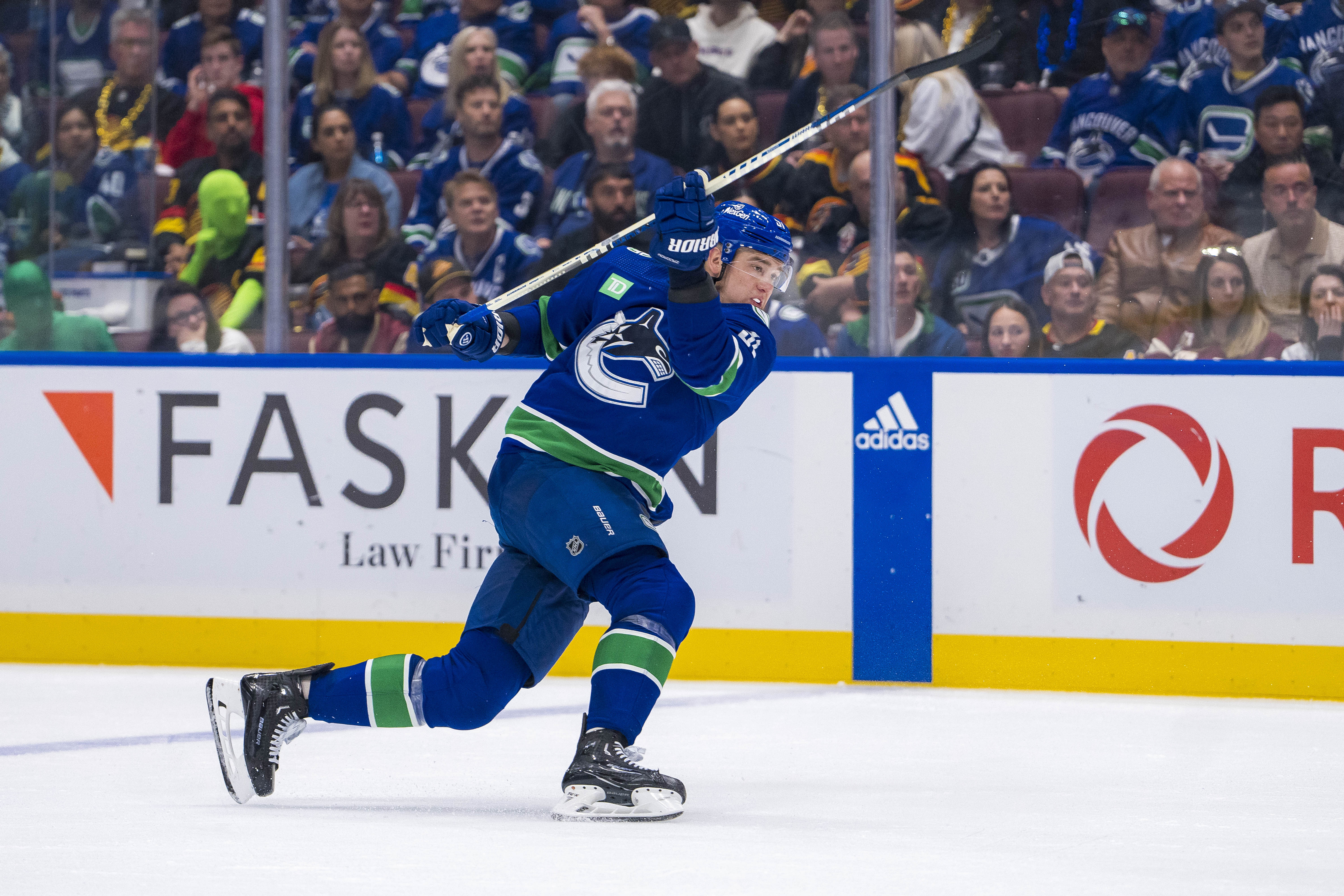 NHL: Stanley Cup Playoffs-Edmonton Oilers at Vancouver Canucks