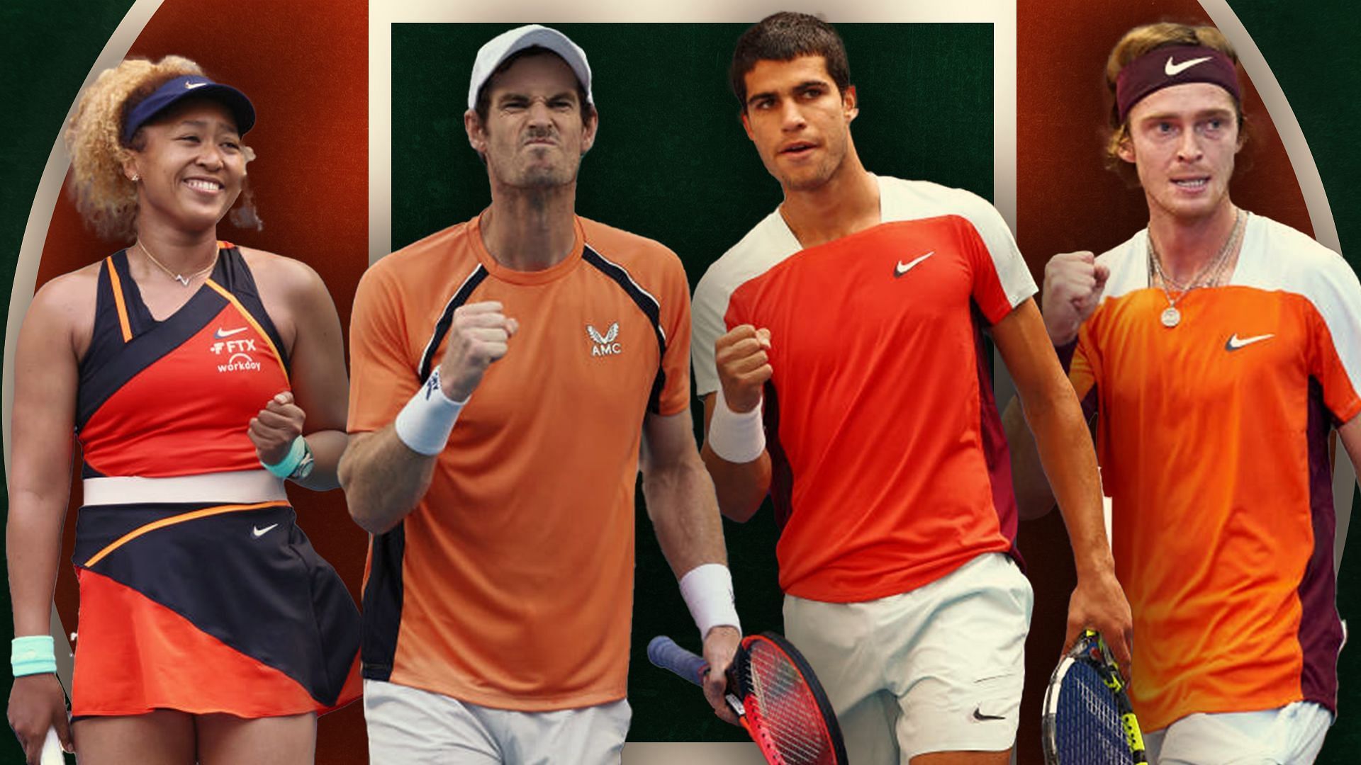Carlos Alcaraz, Naomi Osaka, Andy Murray, and Andrey Rublev to headline opening day at Roland Garros