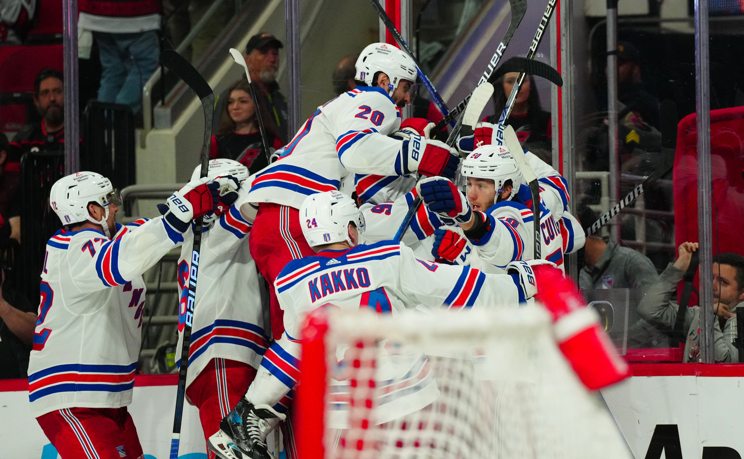 NHL: Stanley Cup Playoffs-New York Rangers at Carolina Hurricanes