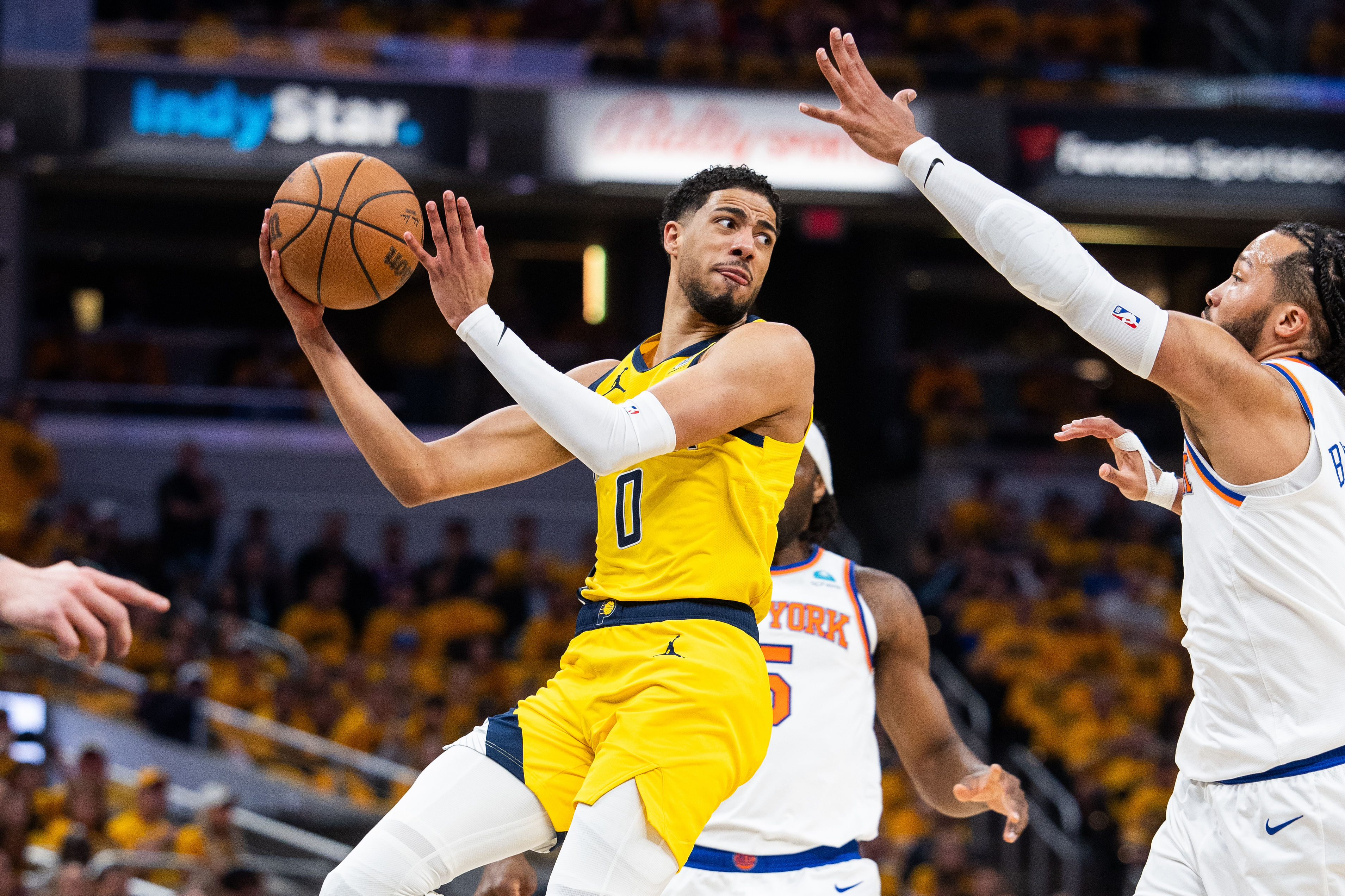 NBA: Playoffs-New York Knicks at Indiana Pacers