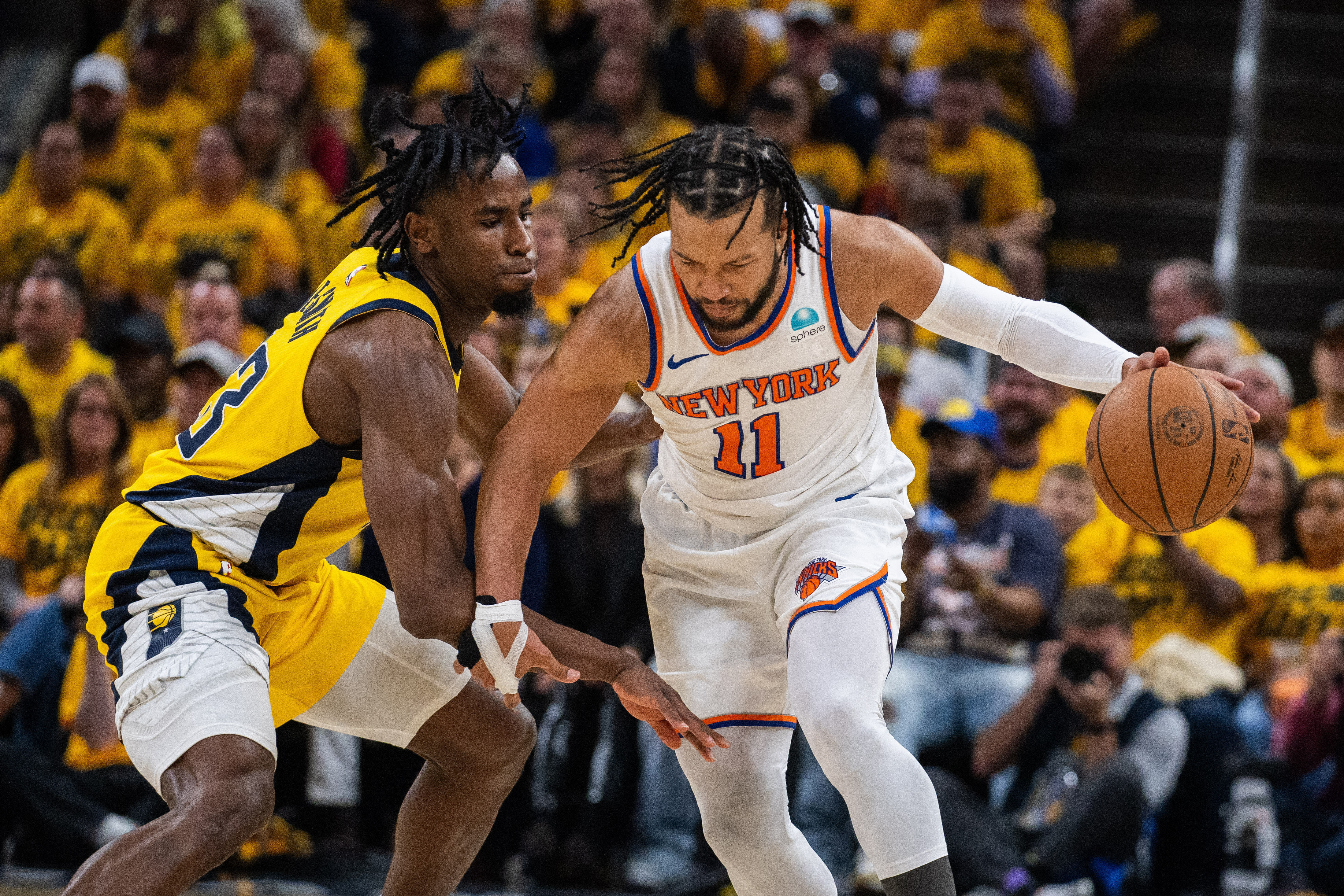 NBA: Playoffs-New York Knicks at Indiana Pacers