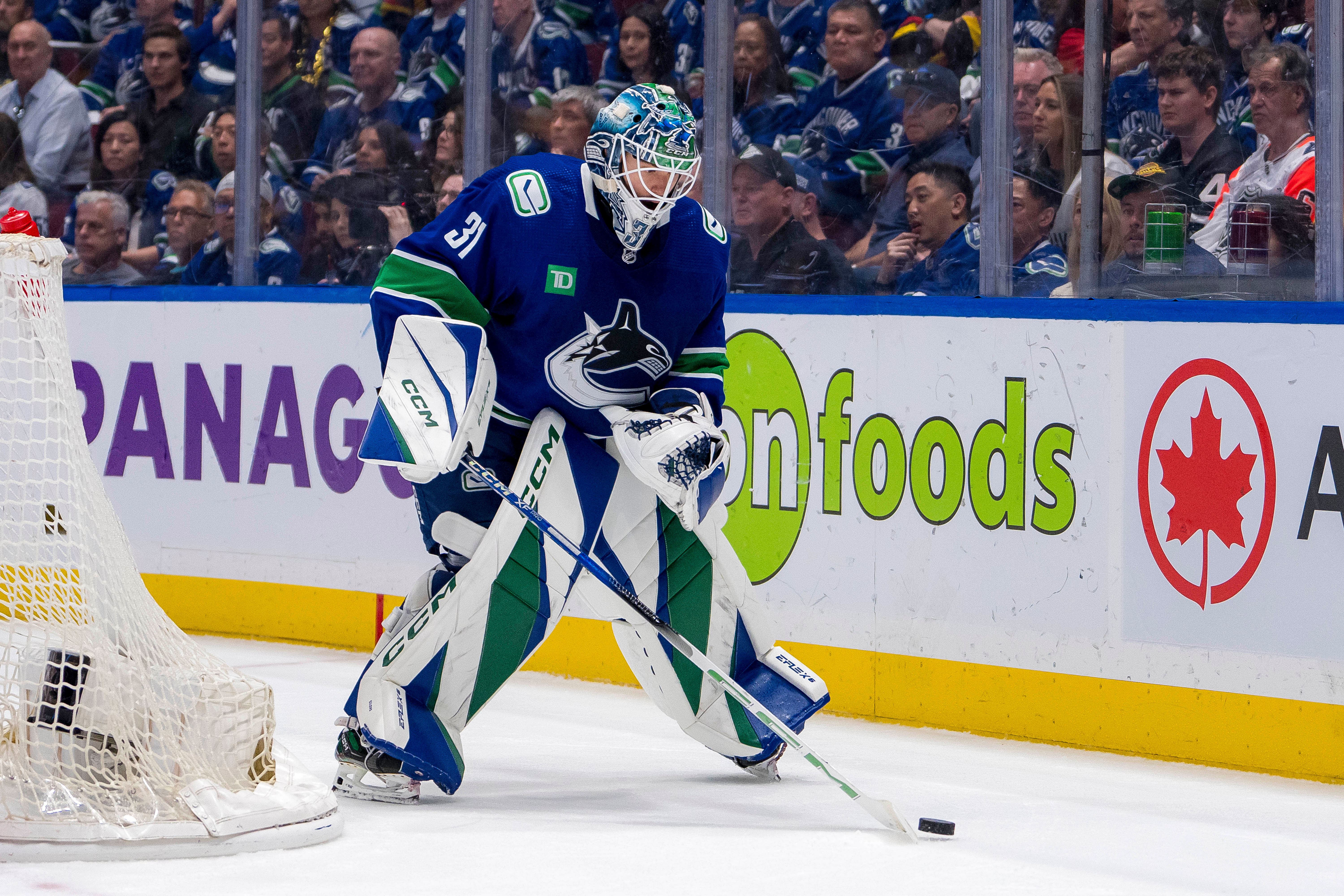 NHL: Stanley Cup Playoffs-Edmonton Oilers at Vancouver Canucks