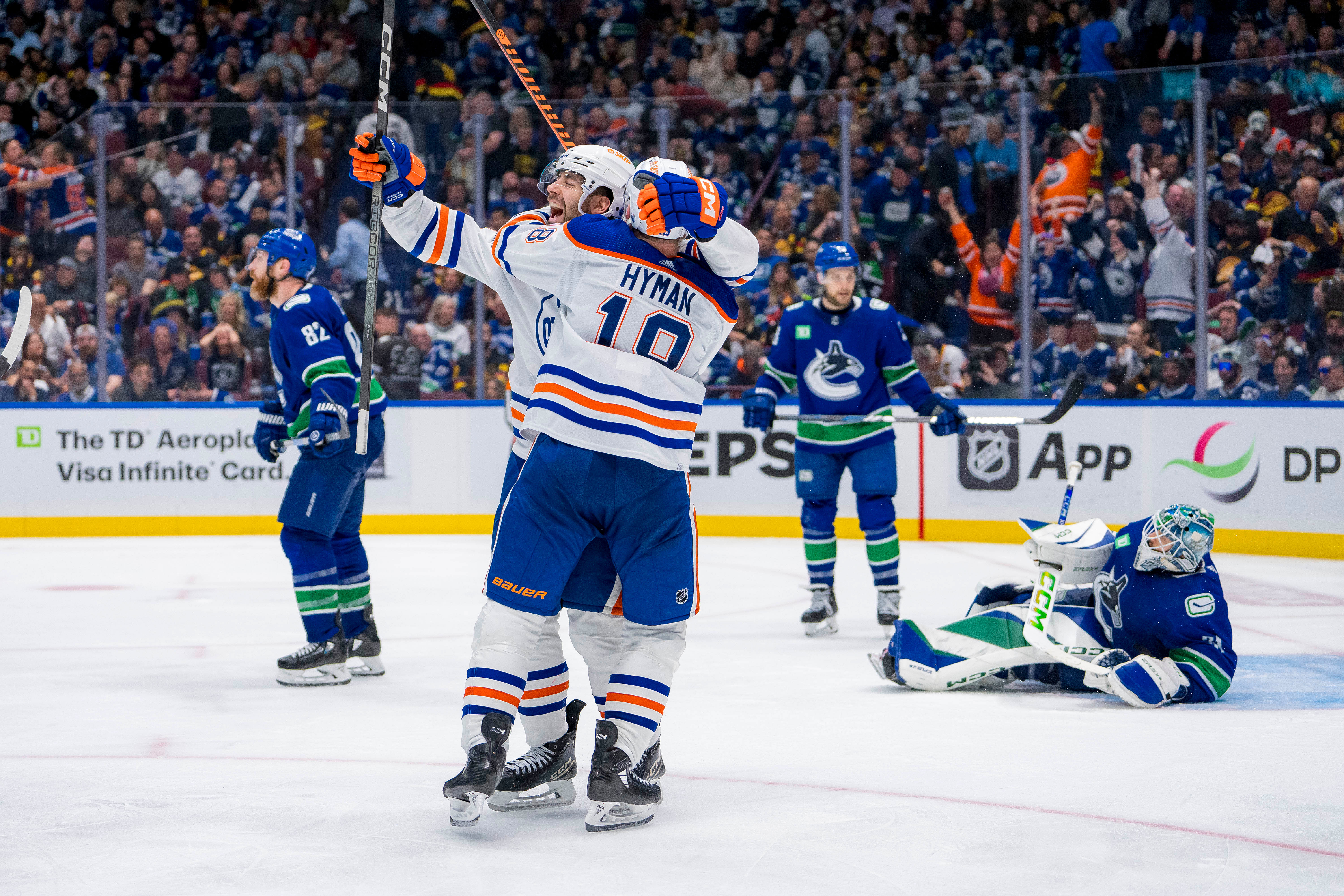 NHL: Stanley Cup Playoffs-Edmonton Oilers at Vancouver Canucks