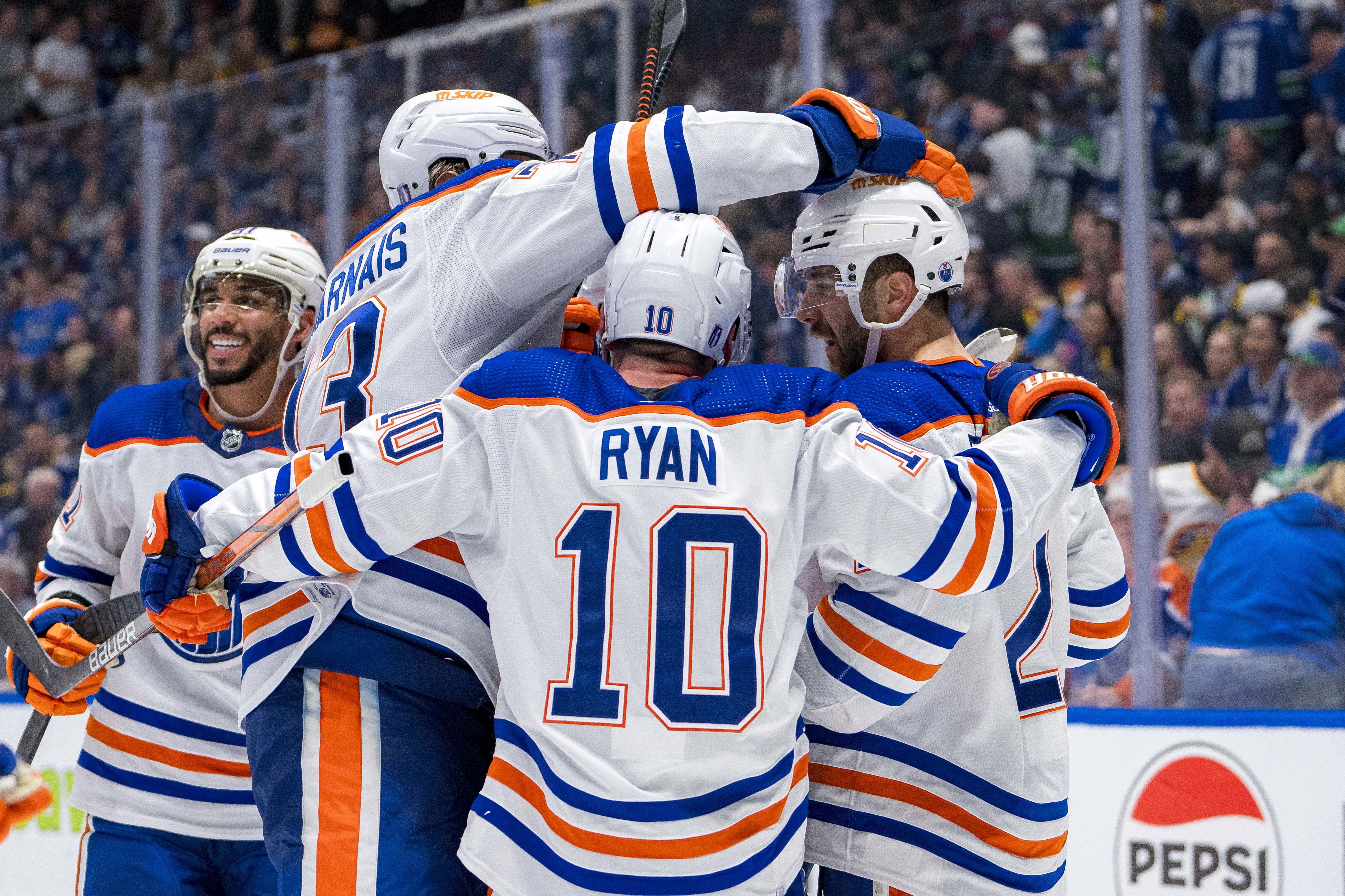 NHL: Stanley Cup Playoffs-Oilers at Vancouver Canucks