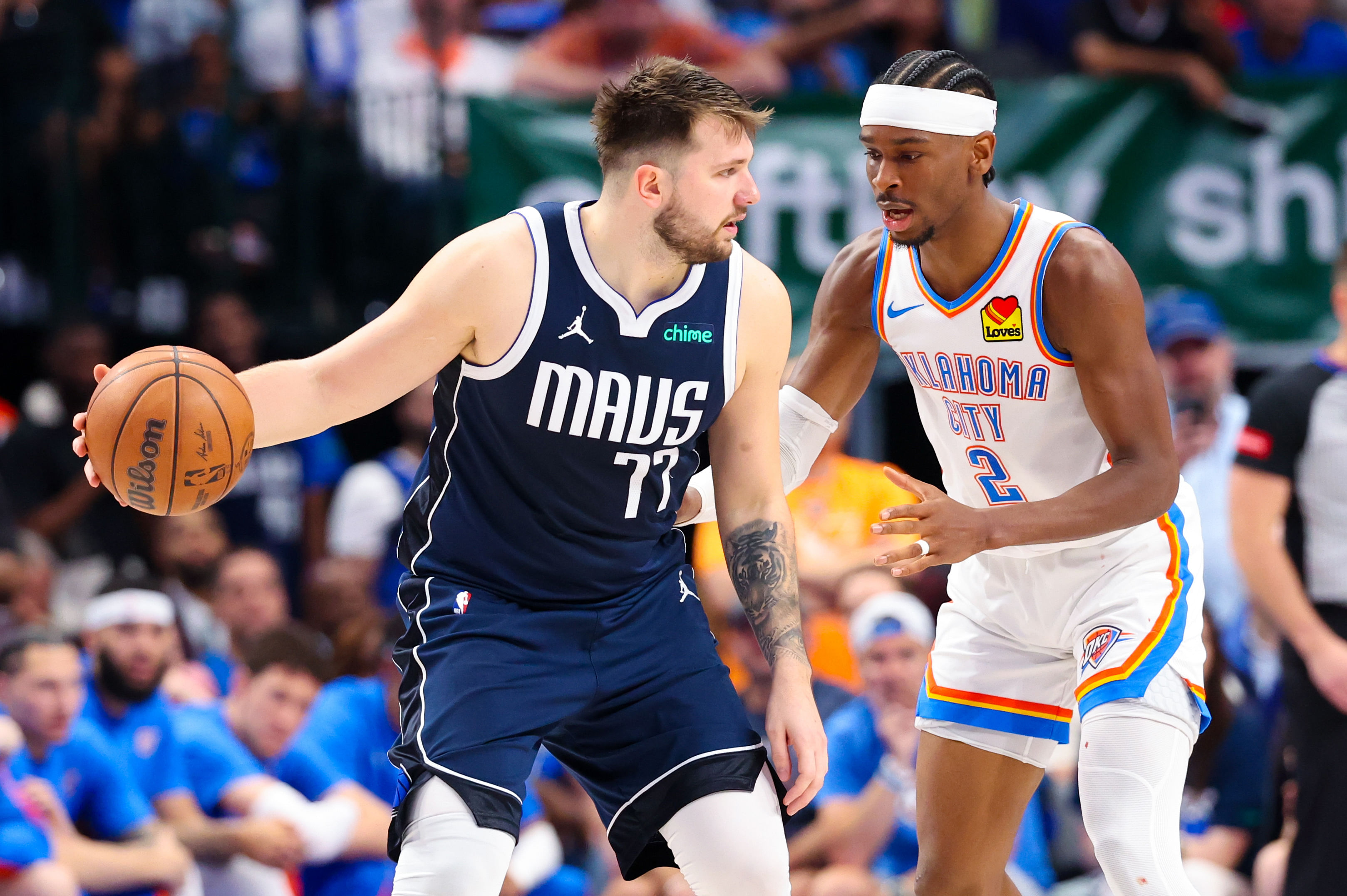 OKC Thunder vs Dallas Mavericks Starting Lineups and Depth Charts for