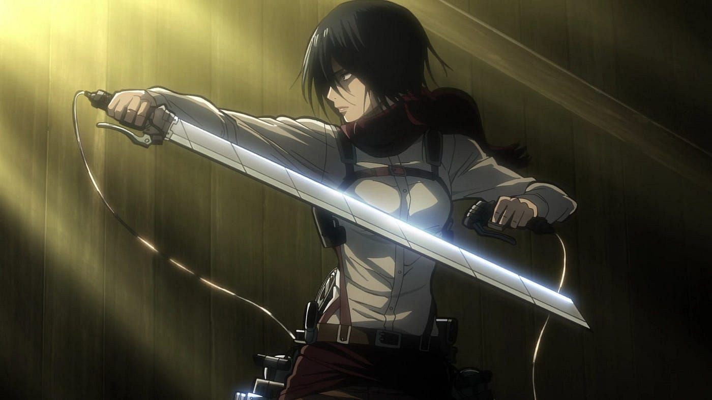 Mikasa Ackerman (Image via Wit Studio, MAPPA)