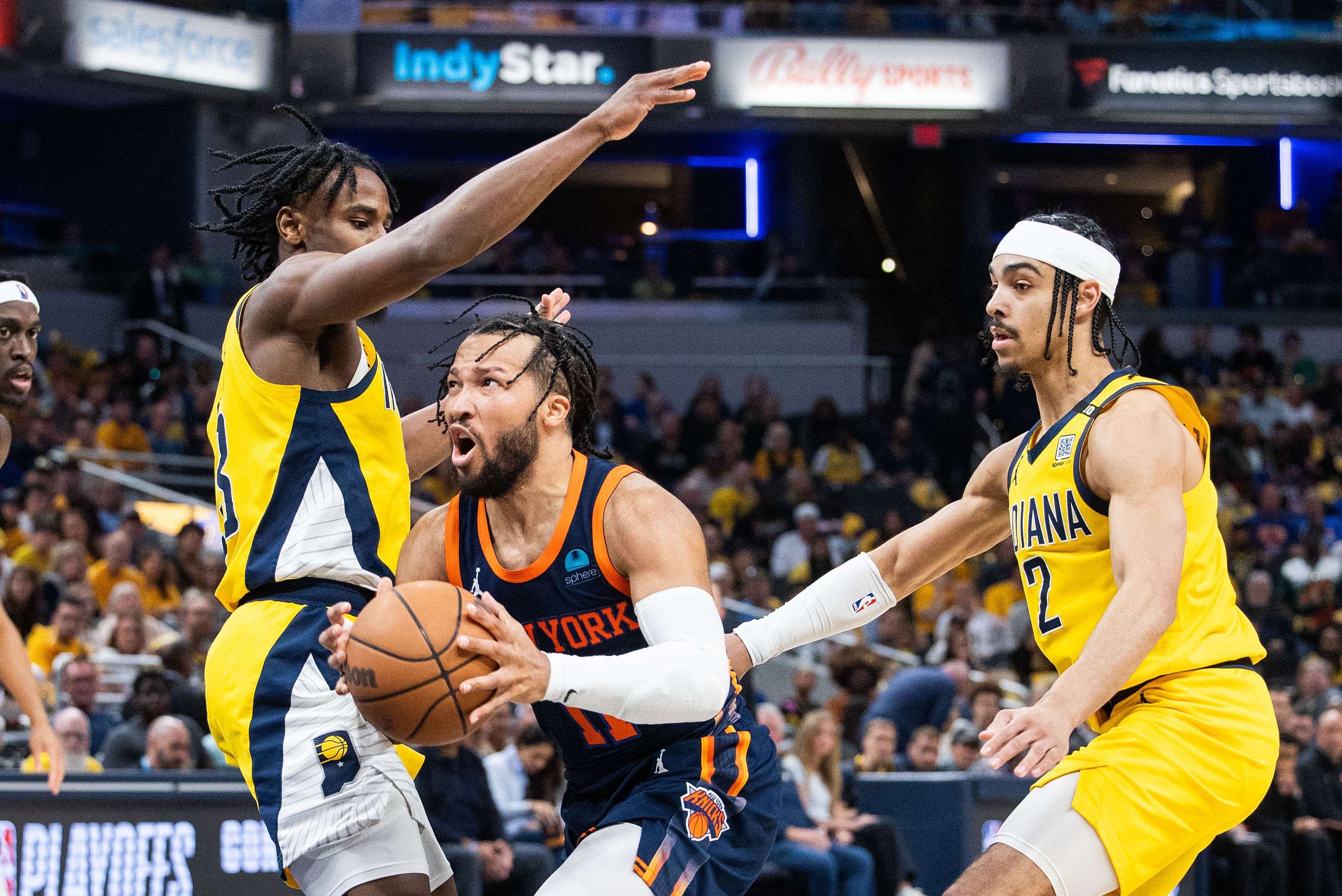 NBA: Playoffs-New York Knicks at Indiana Pacers