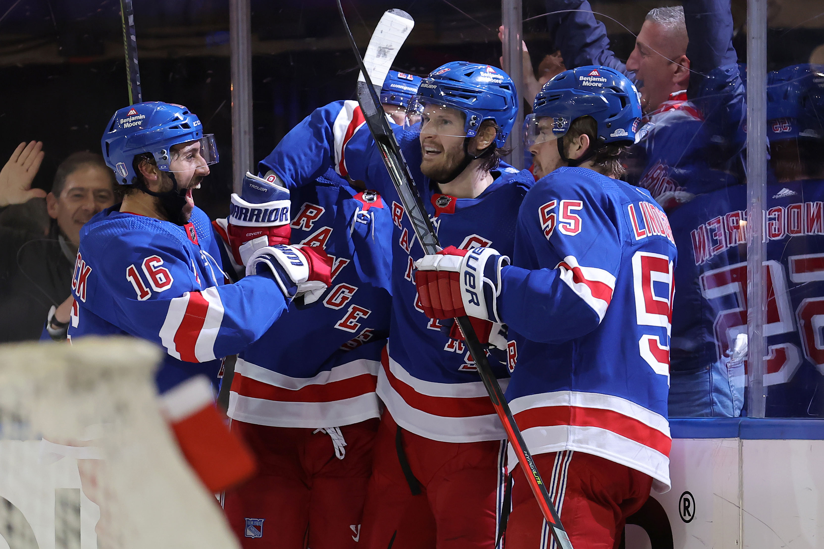 NHL: Stanley Cup Playoffs-Hurricanes at New York Rangers