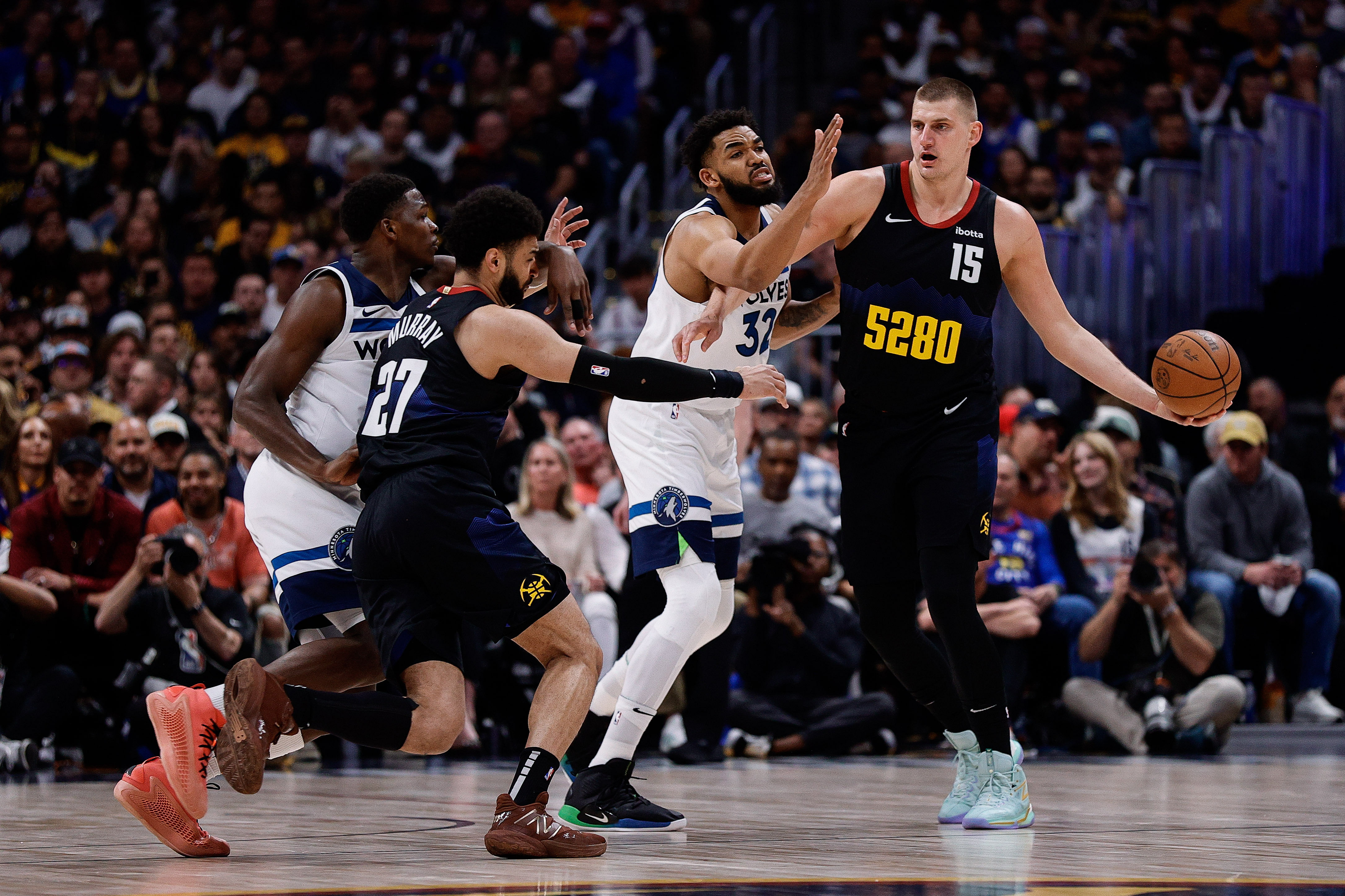 NBA: Minnesota Timberwolves at Denver Nuggets