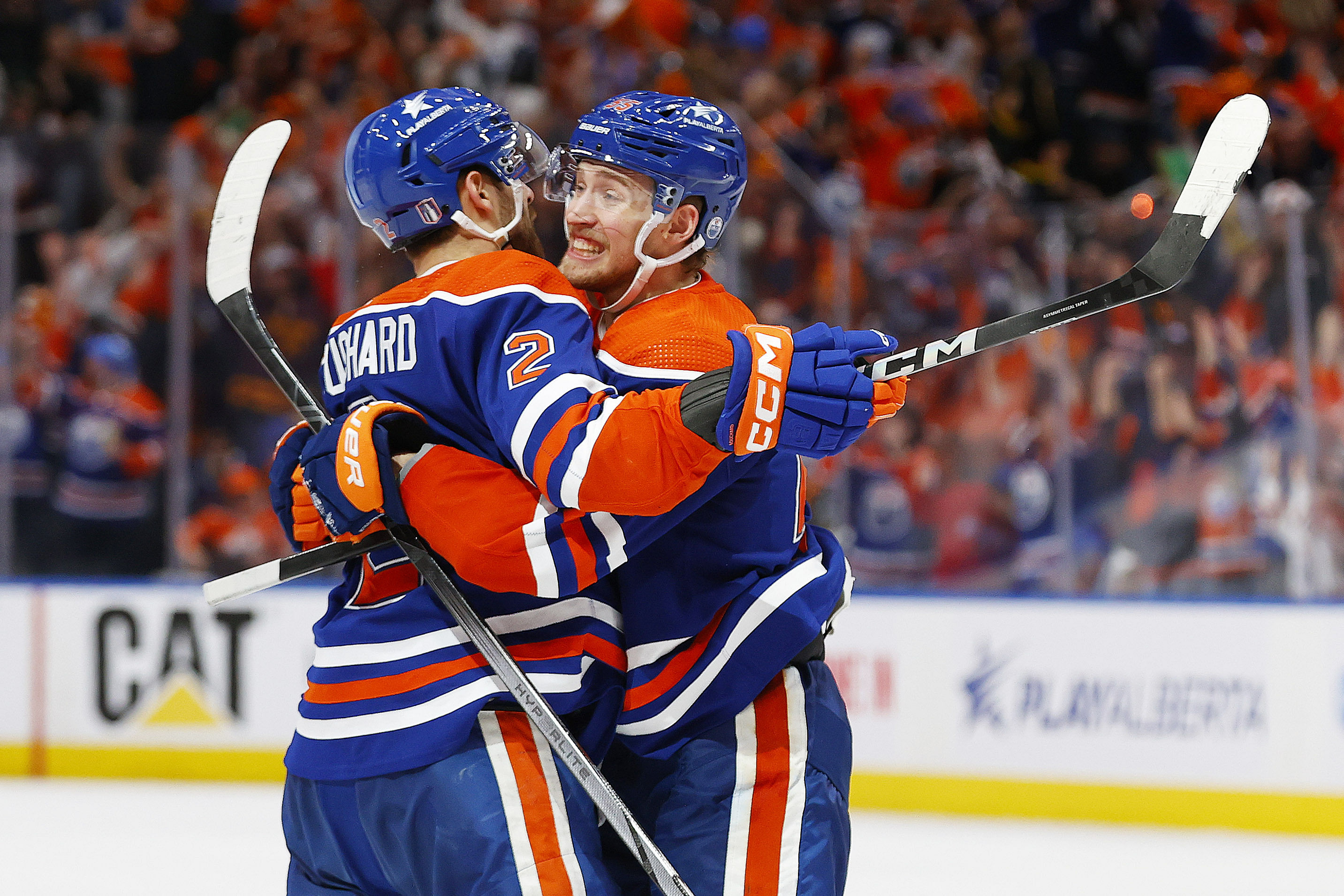 NHL: Stanley Cup Playoffs-Canucks at Edmonton Oilers