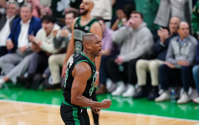Watch: Al Horford and TD Garden erupt after dagger 3 to eliminate Cavs in semis