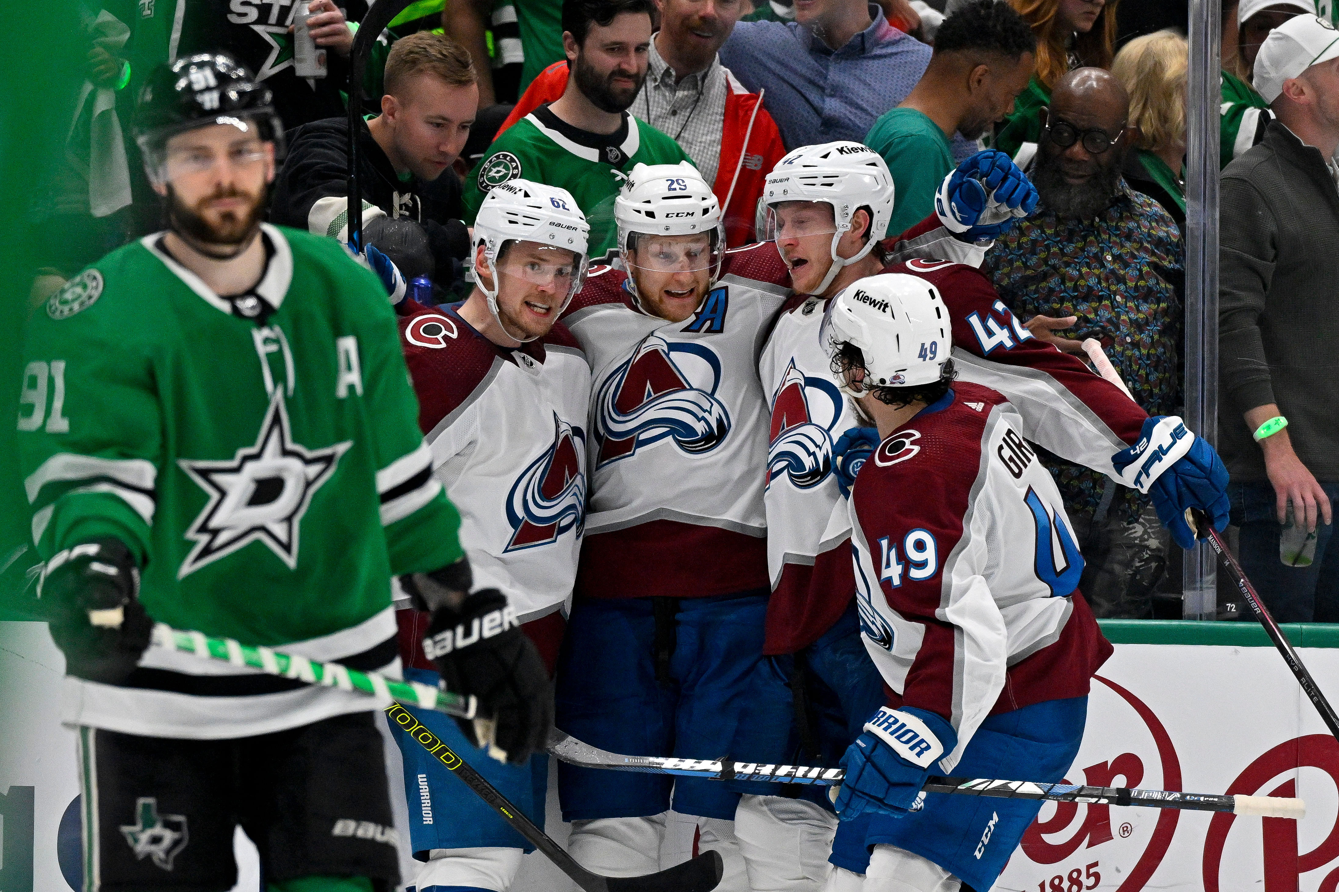 NHL: Stanley Cup Playoffs-Colorado Avalanche at Dallas Stars