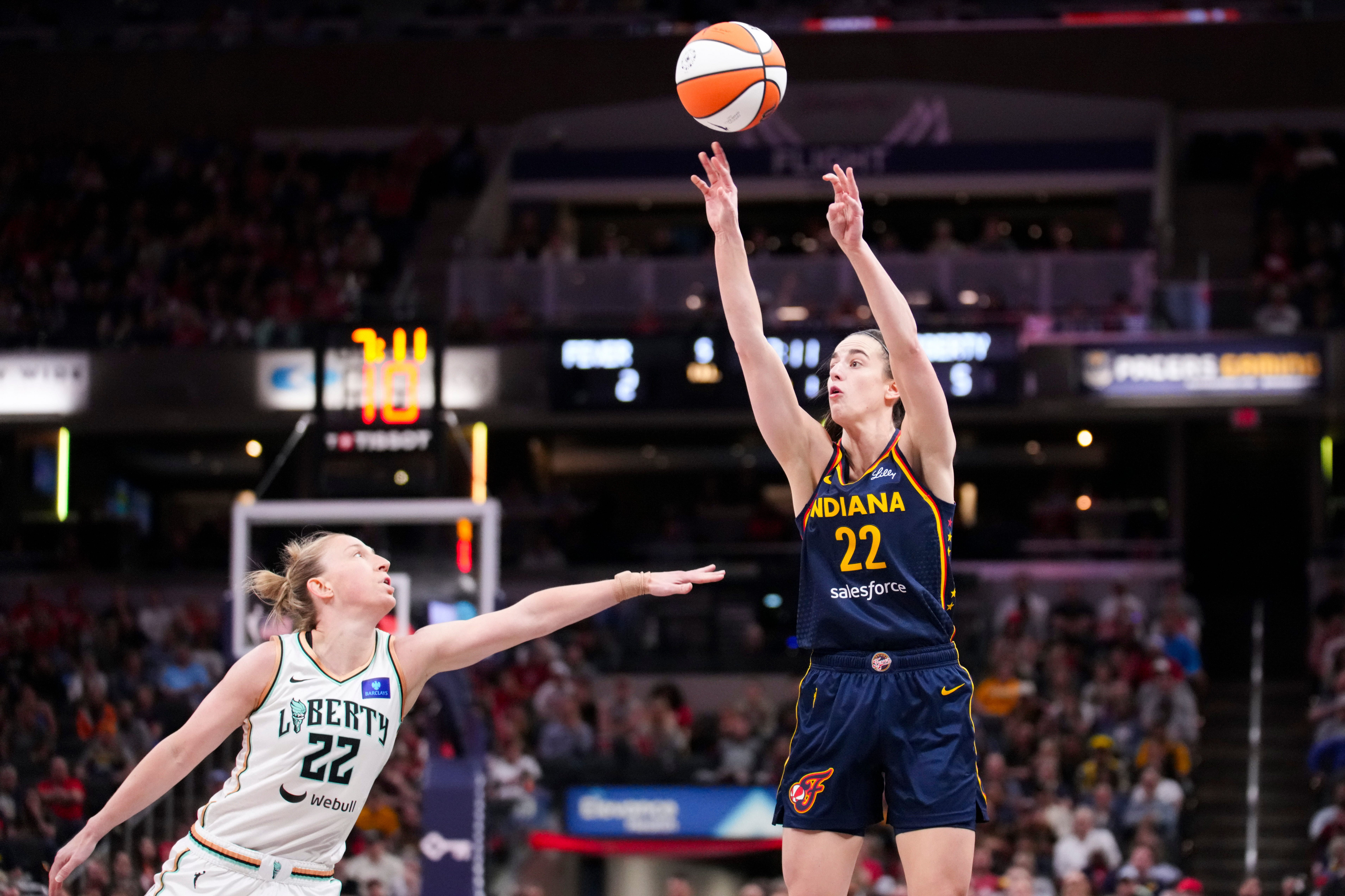 WNBA: New York Liberty at Indiana Fever