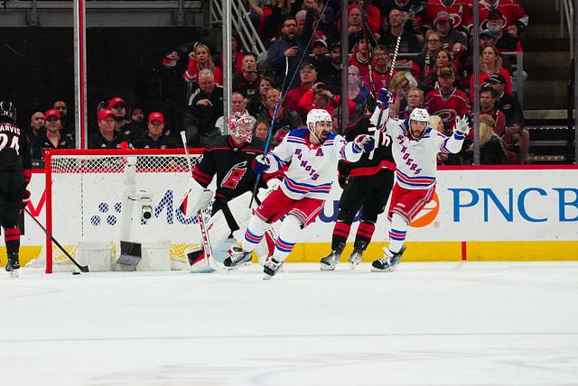 NHL: Stanley Cup Playoffs-New York Rangers at Carolina Hurricanes