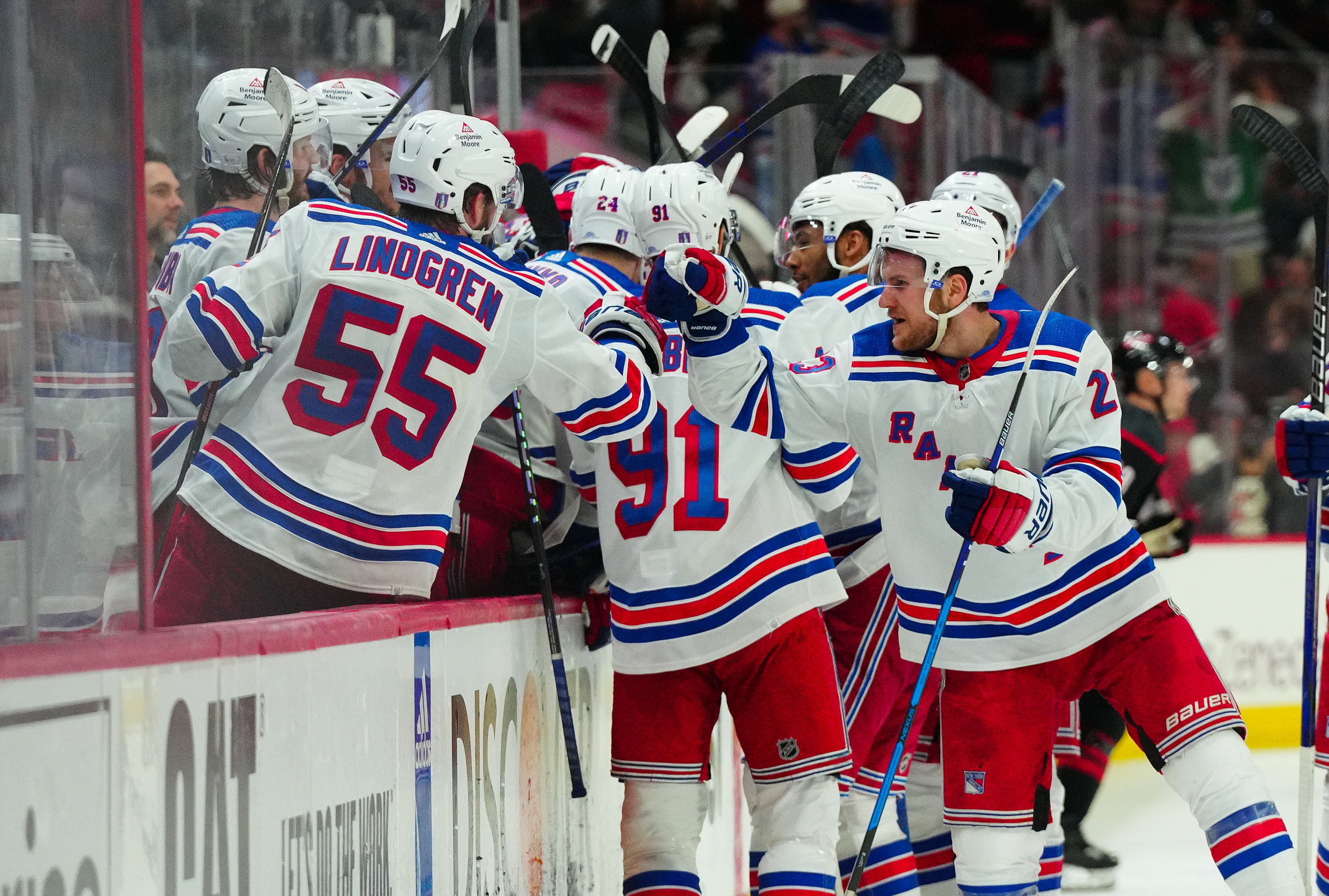 NHL: Stanley Cup Playoffs-New York Rangers at Carolina Hurricanes