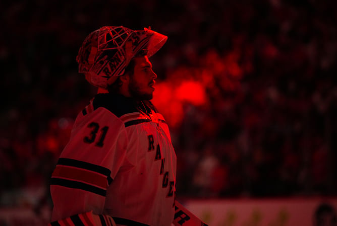 Igor Shesterkin criticized by former NHL goalie for his part in Alexis Lafreniere's own goal