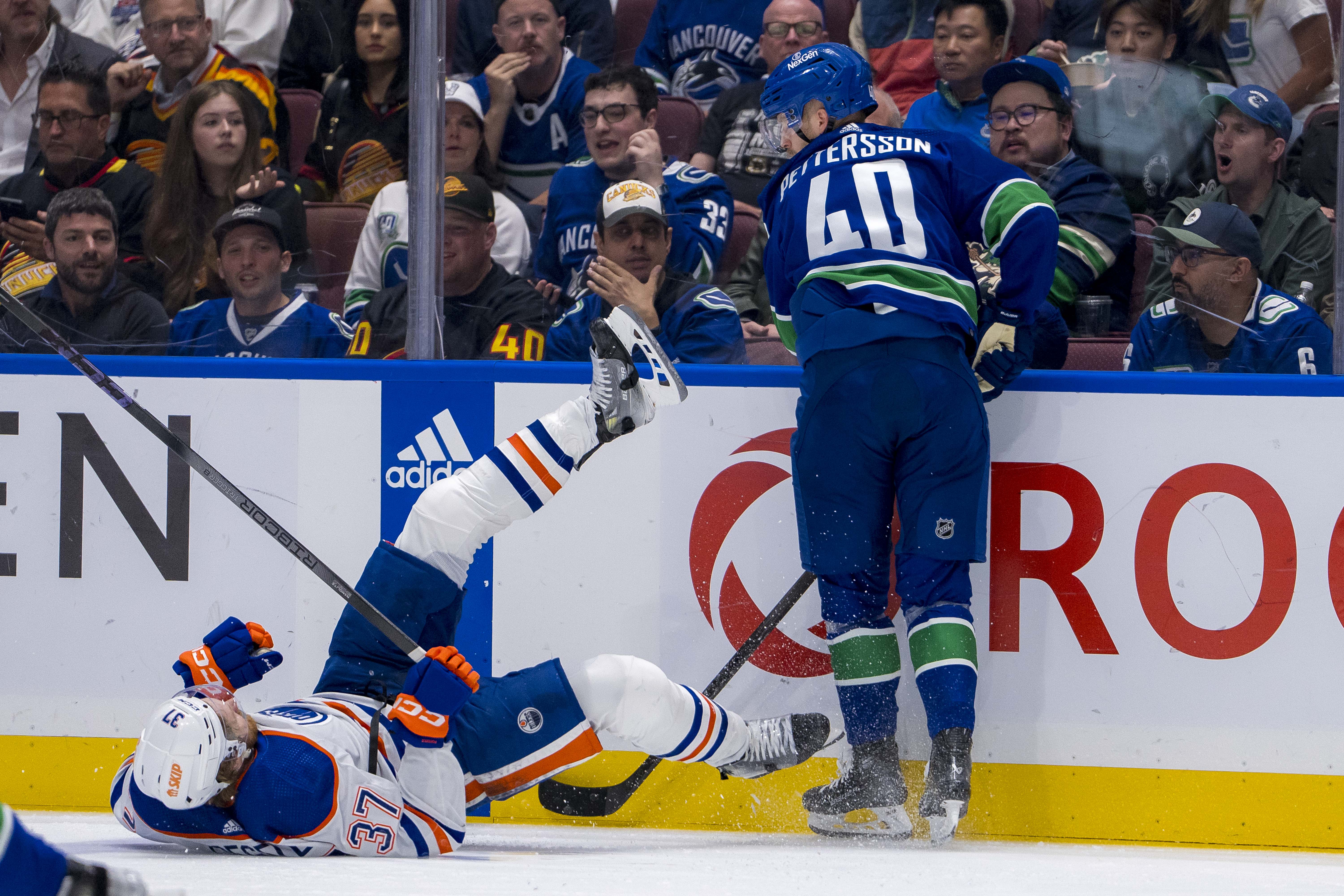 NHL: Stanley Cup Playoffs-Edmonton Oilers at Vancouver Canucks