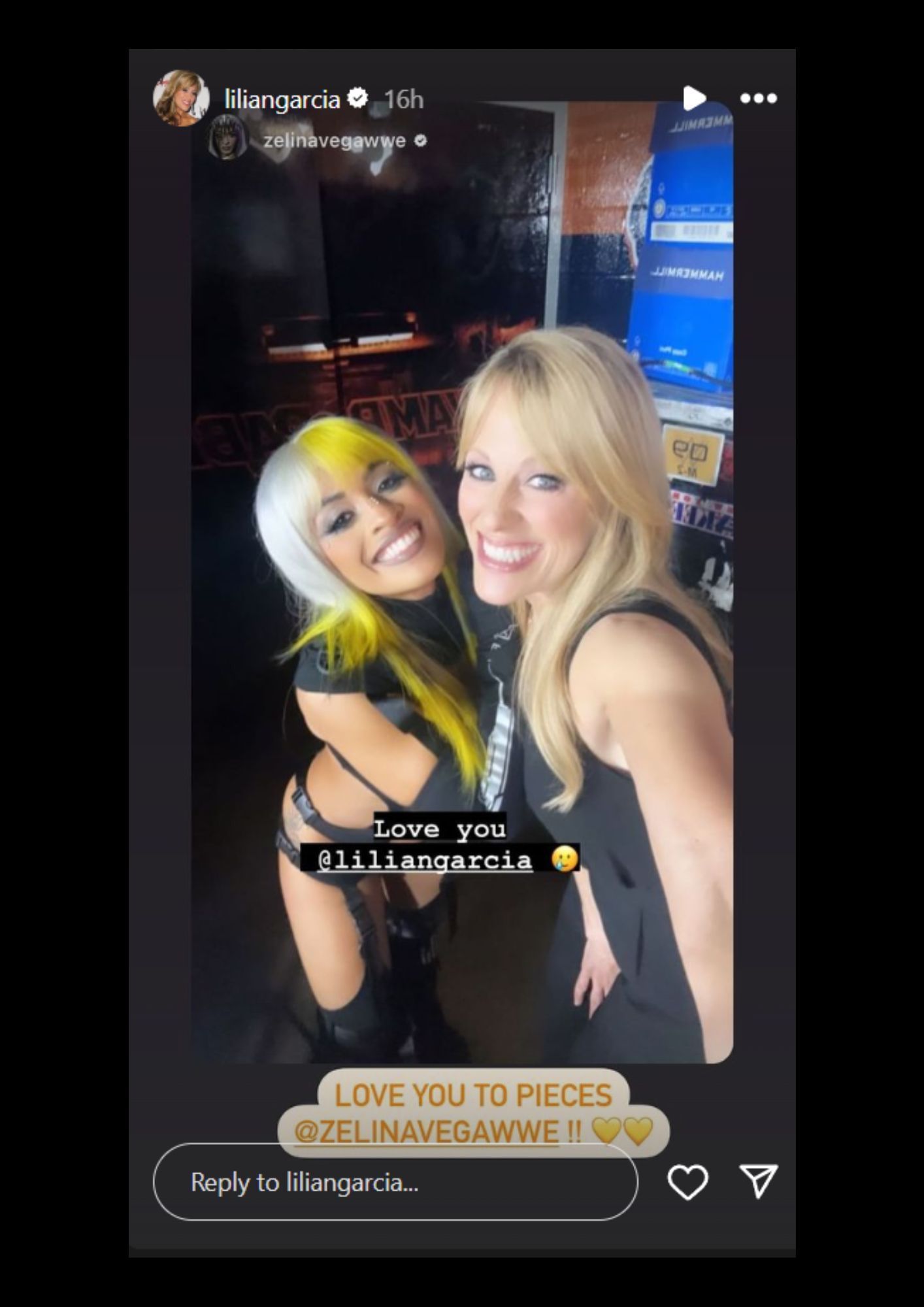 Lilian Garcia&#039;s Instagram Story