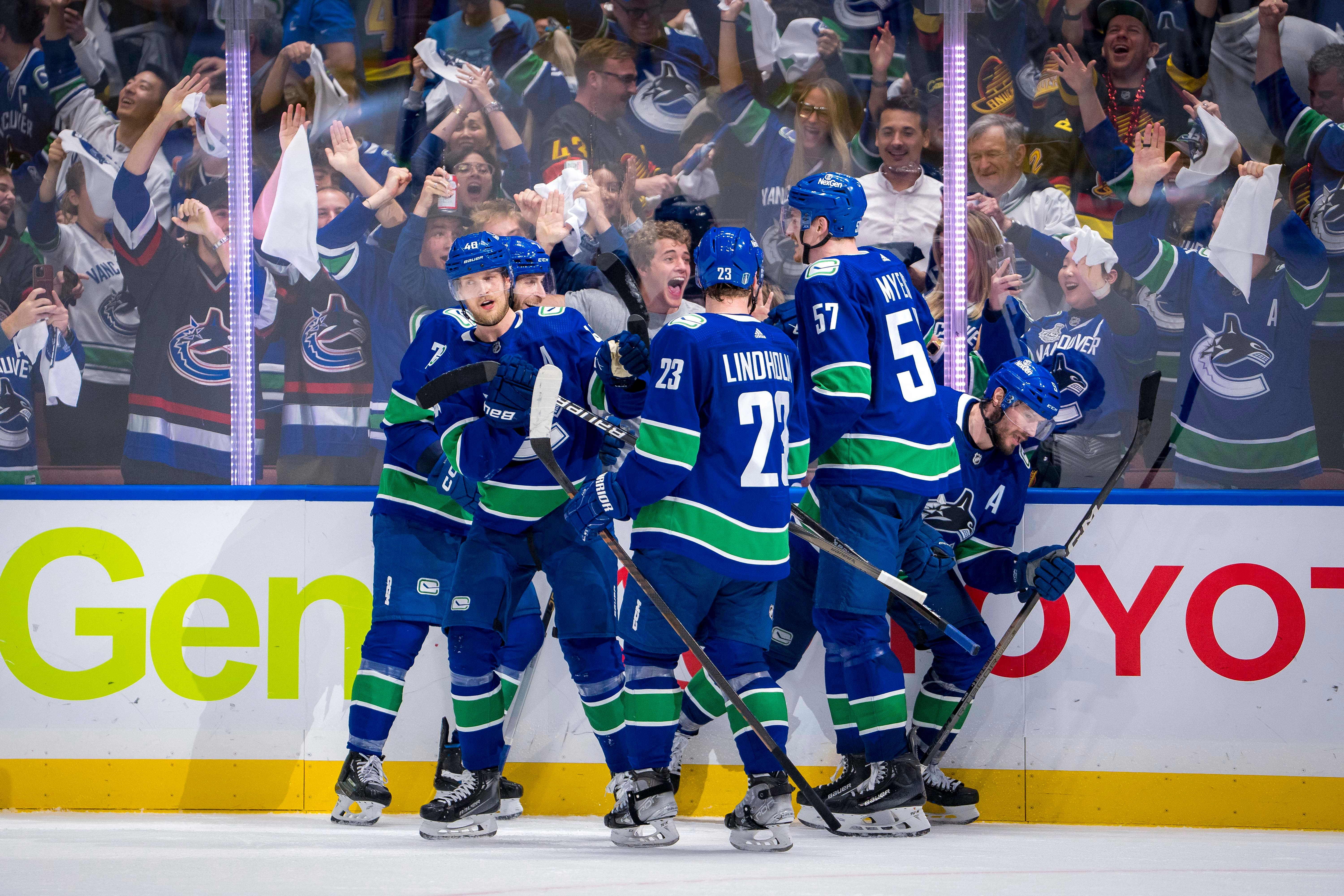 NHL: Stanley Cup Playoffs-Oilers at Vancouver Canucks