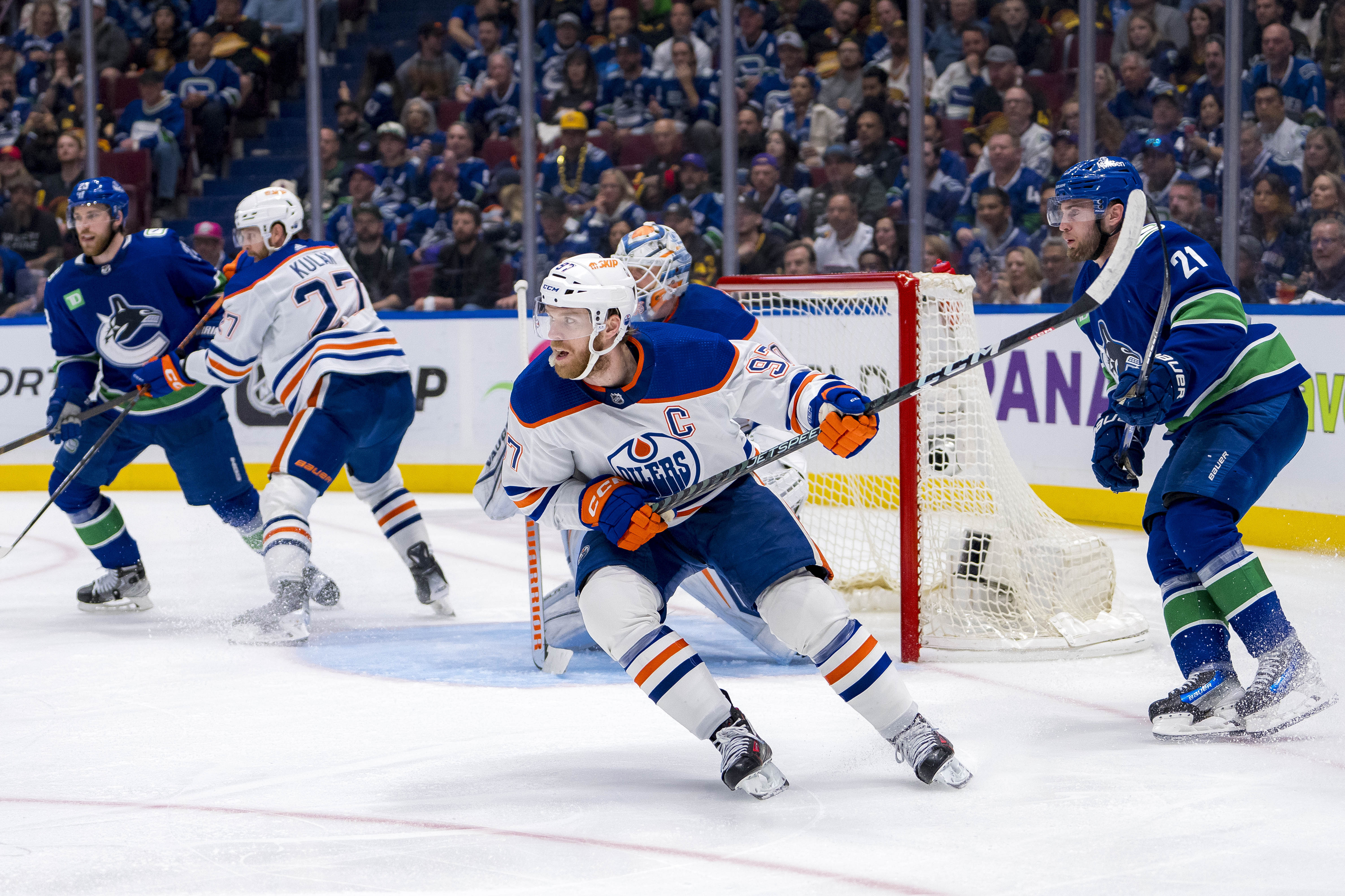 NHL: Stanley Cup Playoffs-Edmonton Oilers at Vancouver Canucks