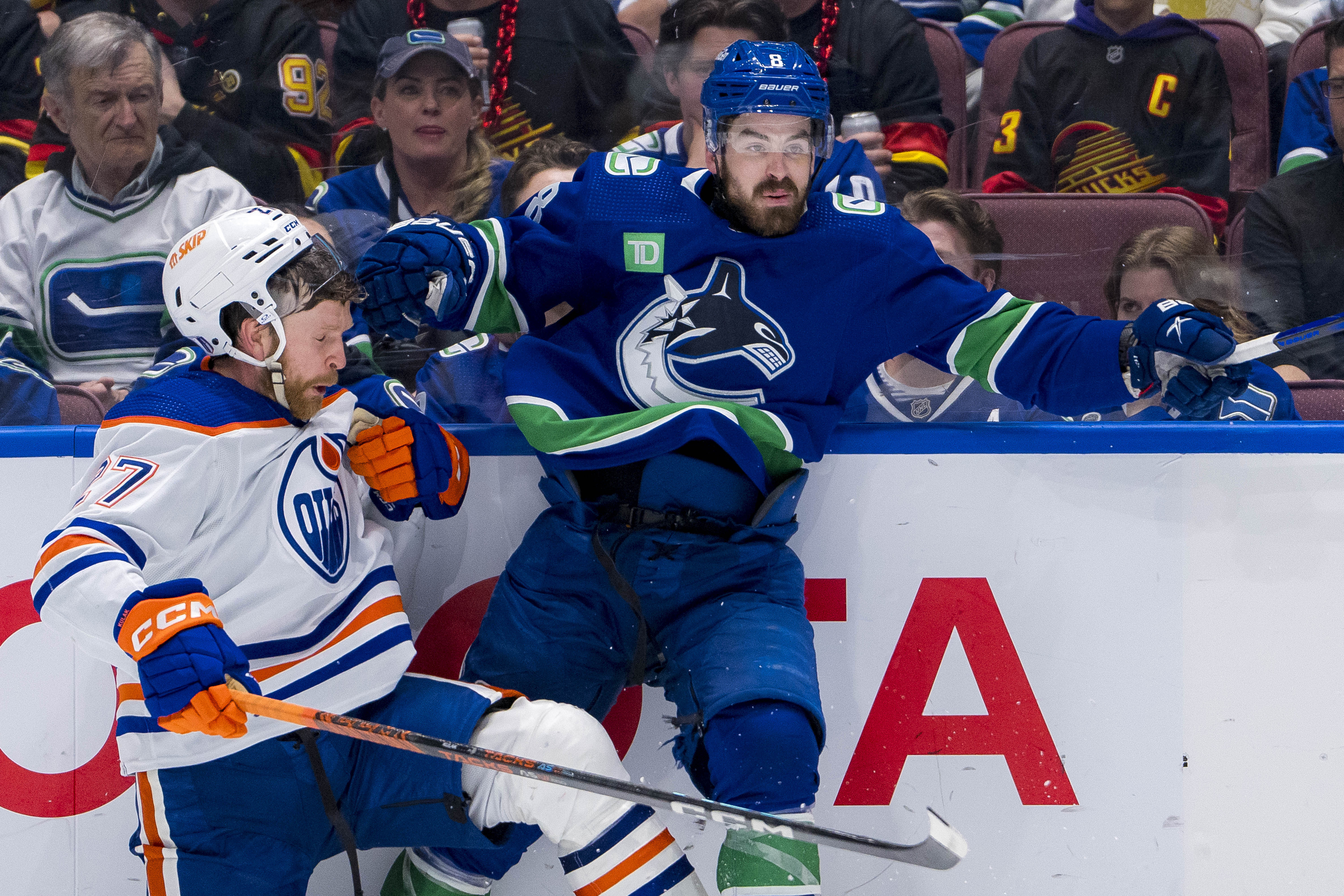 NHL: Stanley Cup Playoffs-Edmonton Oilers at Vancouver Canucks