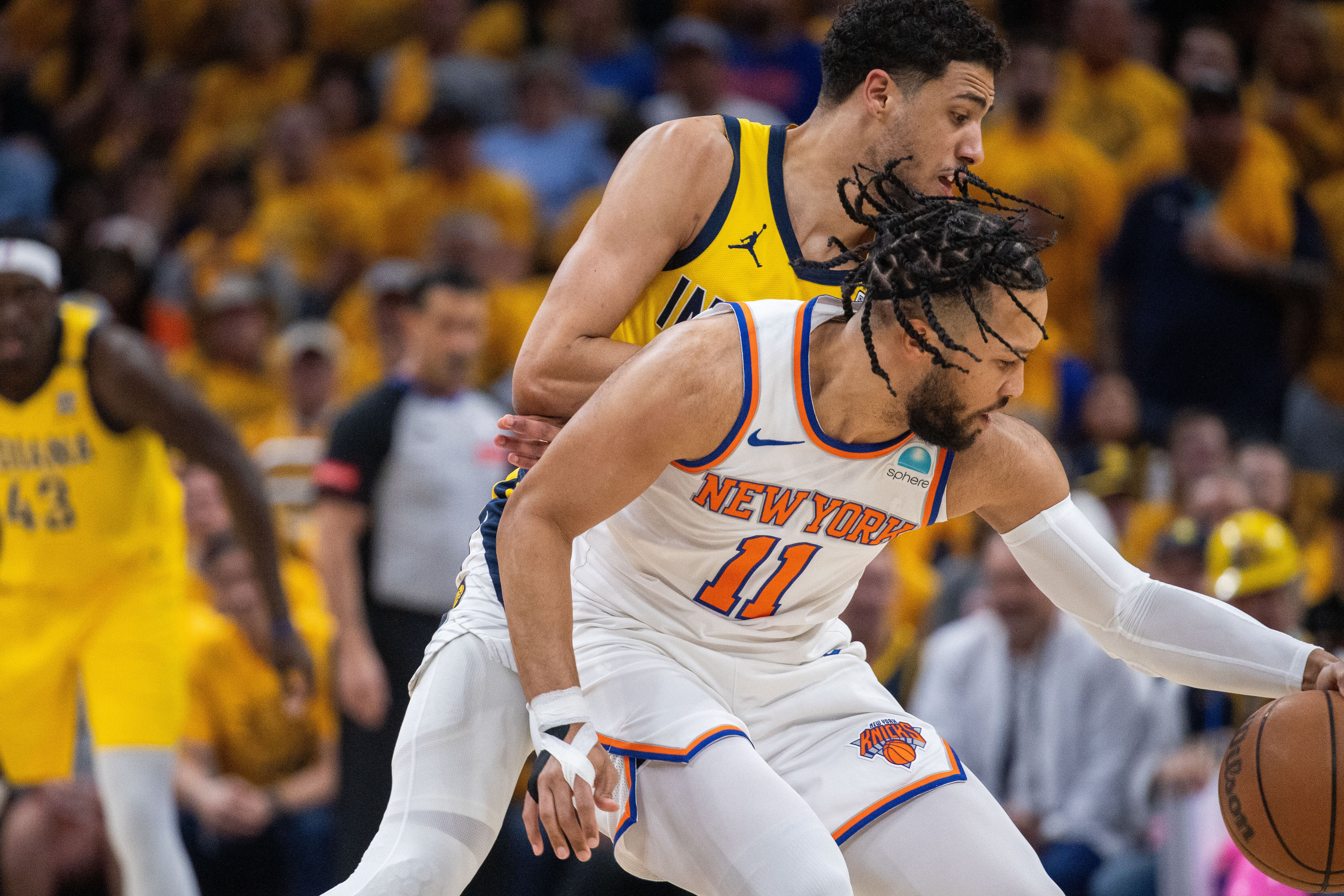 NBA: Playoffs-New York Knicks at Indiana Pacers