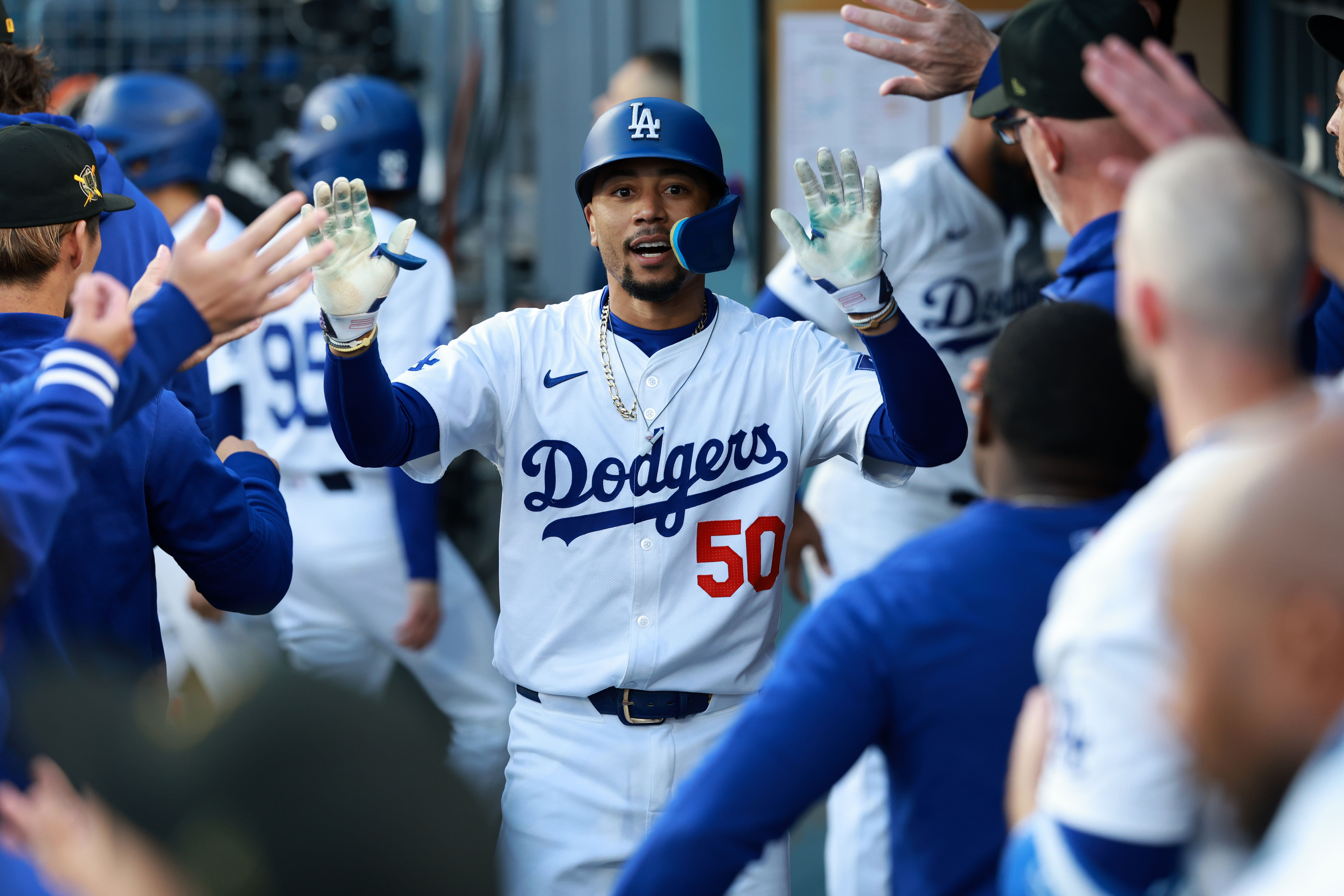 MLB: Cincinnati Reds at Los Angeles Dodgers