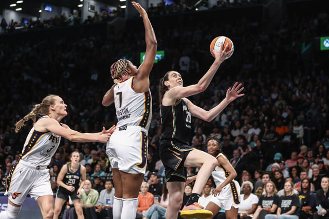 Breanna Stewart leads Liberty to another win over Caitlin Clark and the Fever