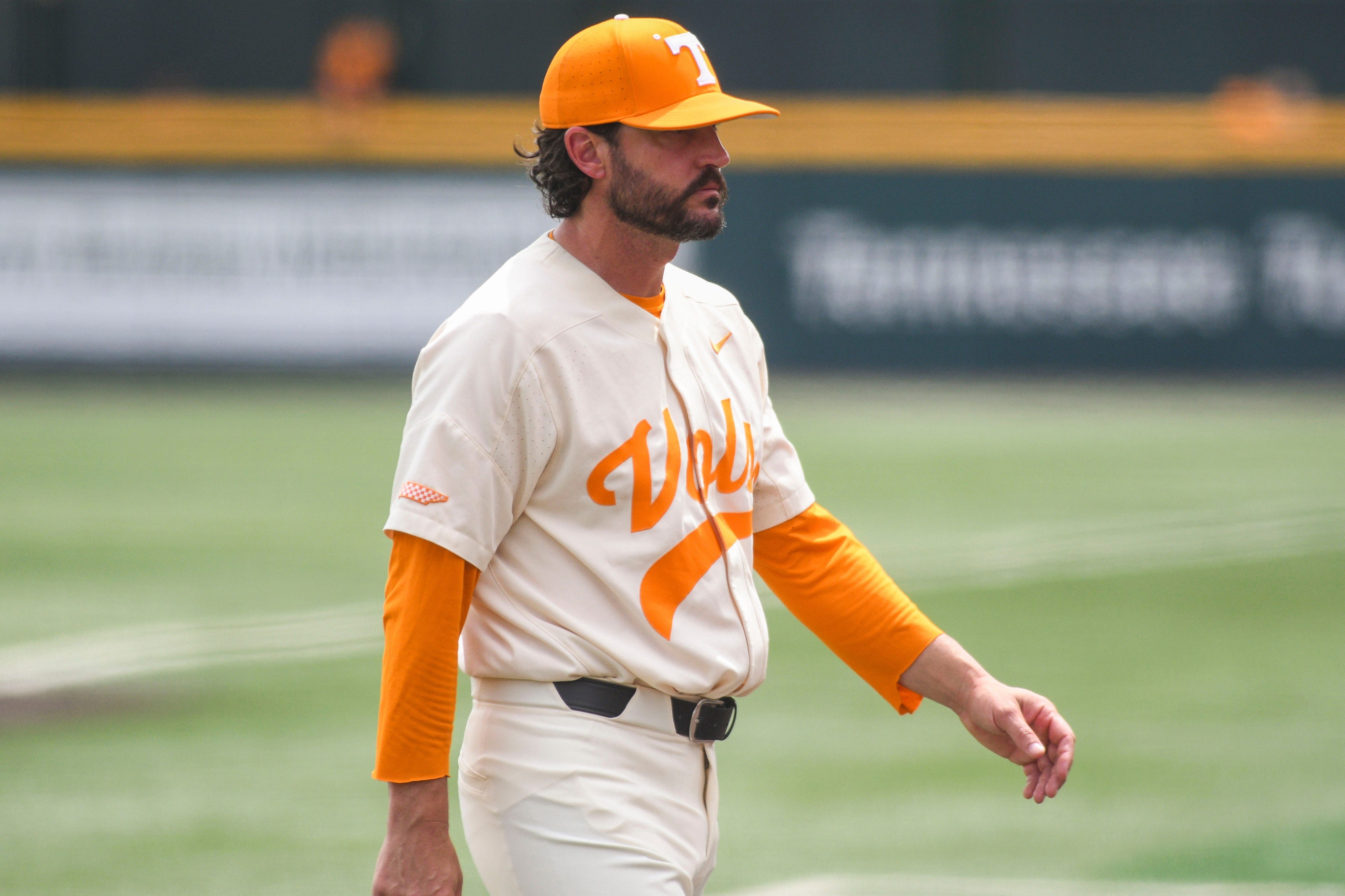 Tony Vitello and Tennessee will battle in an SEC semifinal with Vanderbilt today.