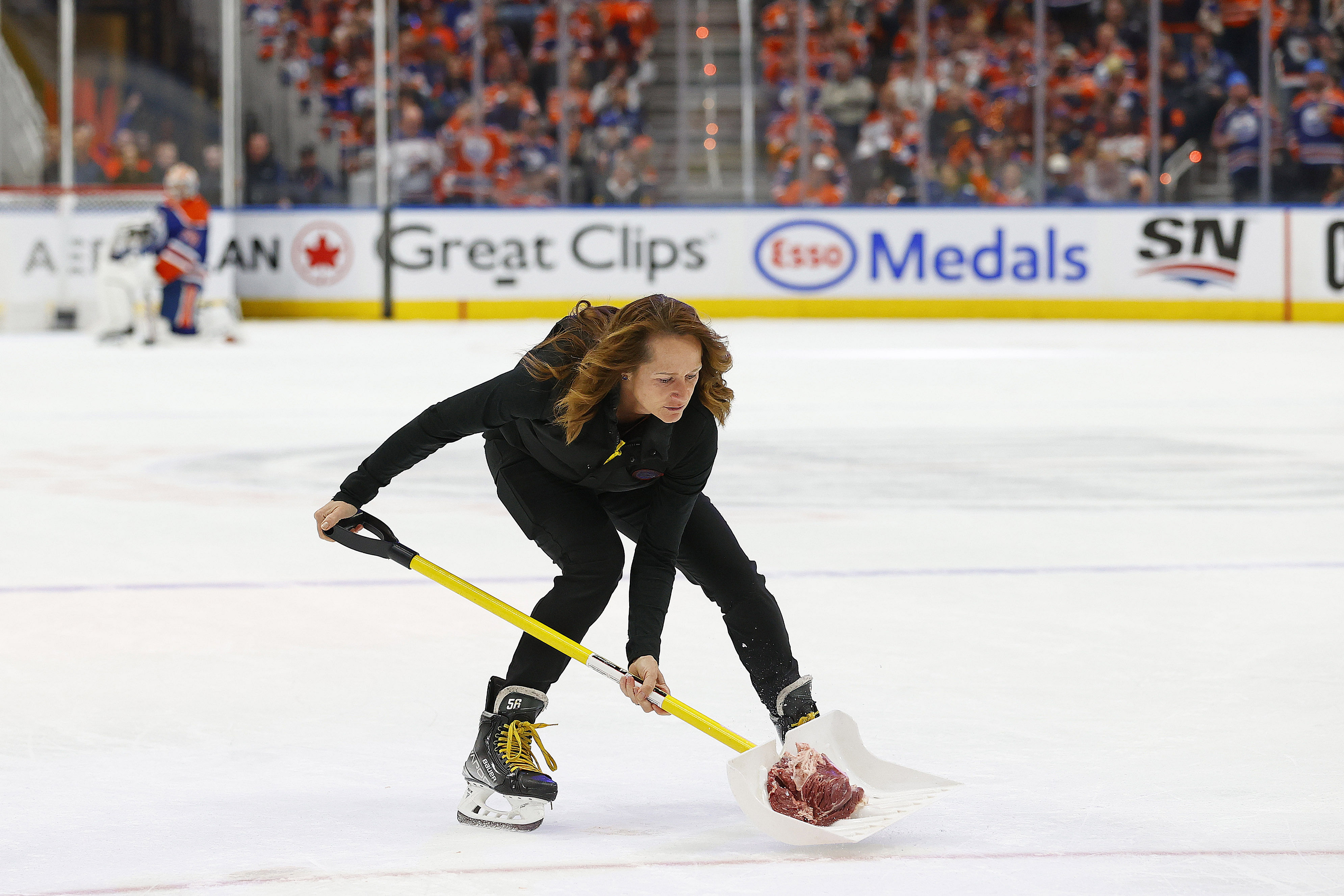 NHL: Stanley Cup Playoffs-Vancouver Canucks at Edmonton Oilers