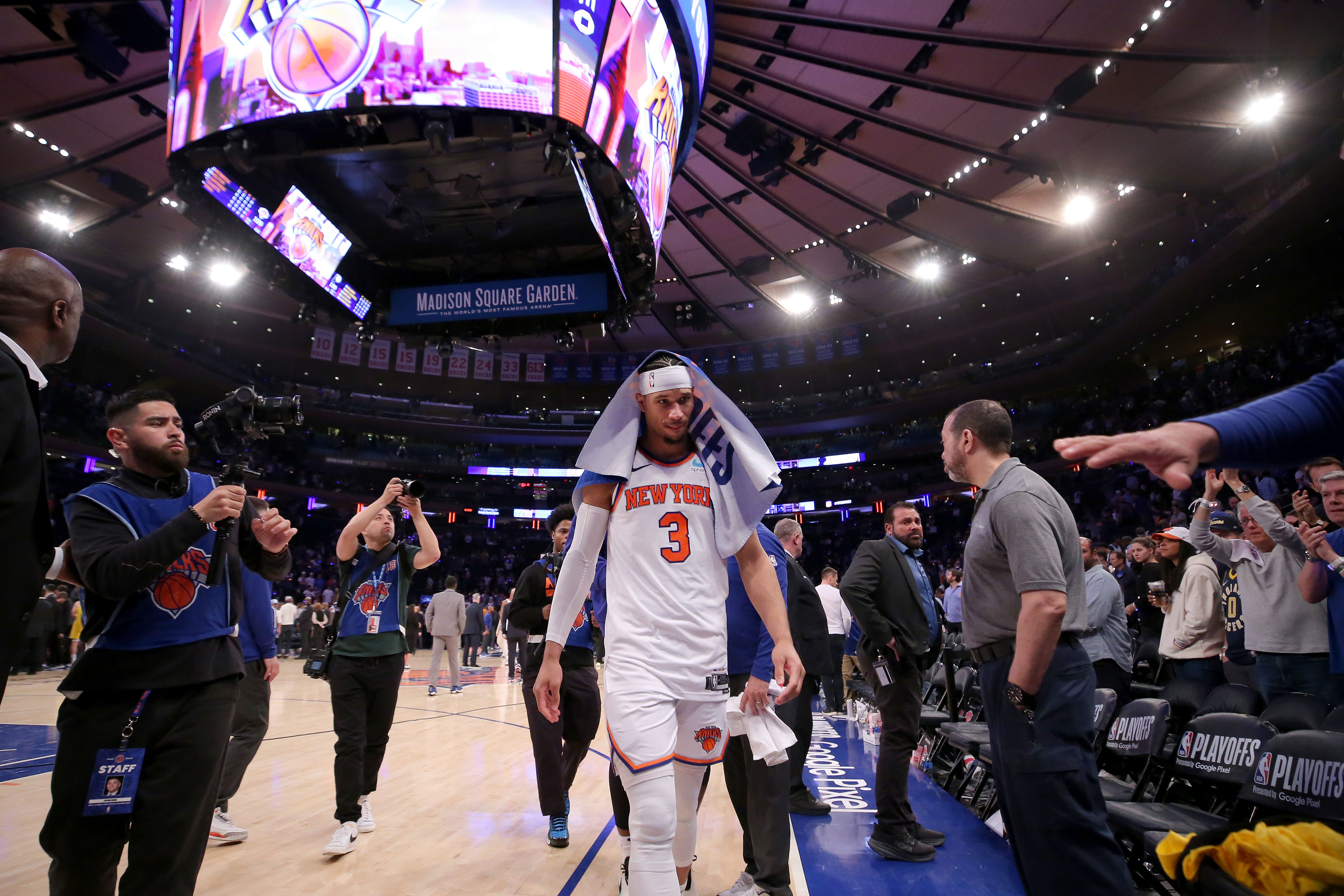 NBA: Playoffs-Indiana Pacers at New York Knicks