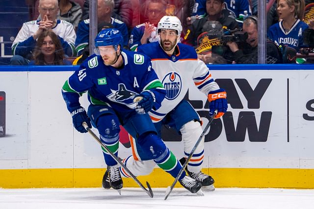 NHL: Stanley Cup Playoffs-Edmonton Oilers at Vancouver Canucks