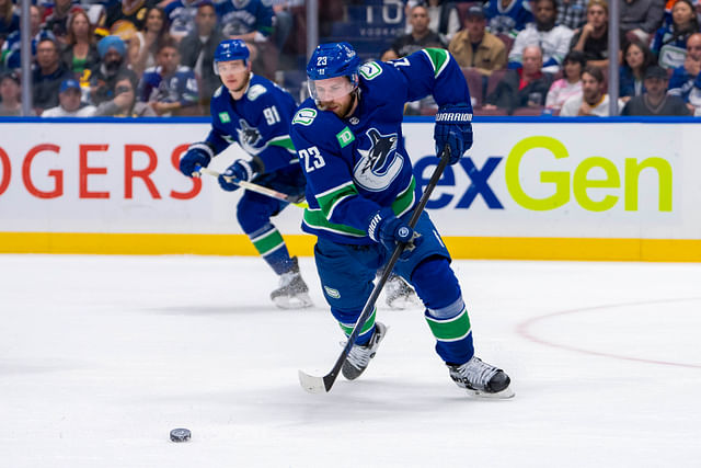 NHL: Stanley Cup Playoffs-Edmonton Oilers at Vancouver Canucks