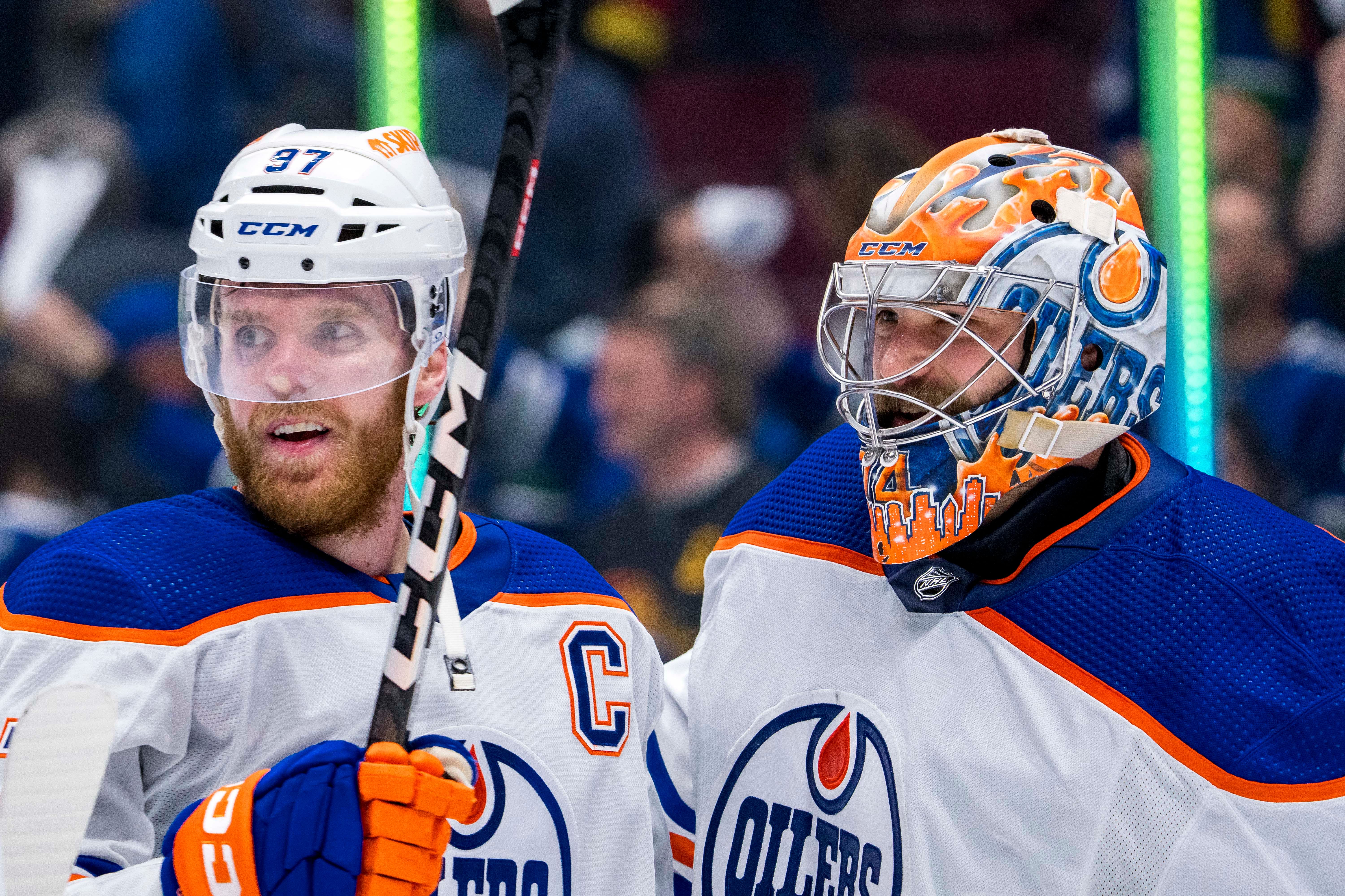 NHL: Stanley Cup Playoffs-Edmonton Oilers