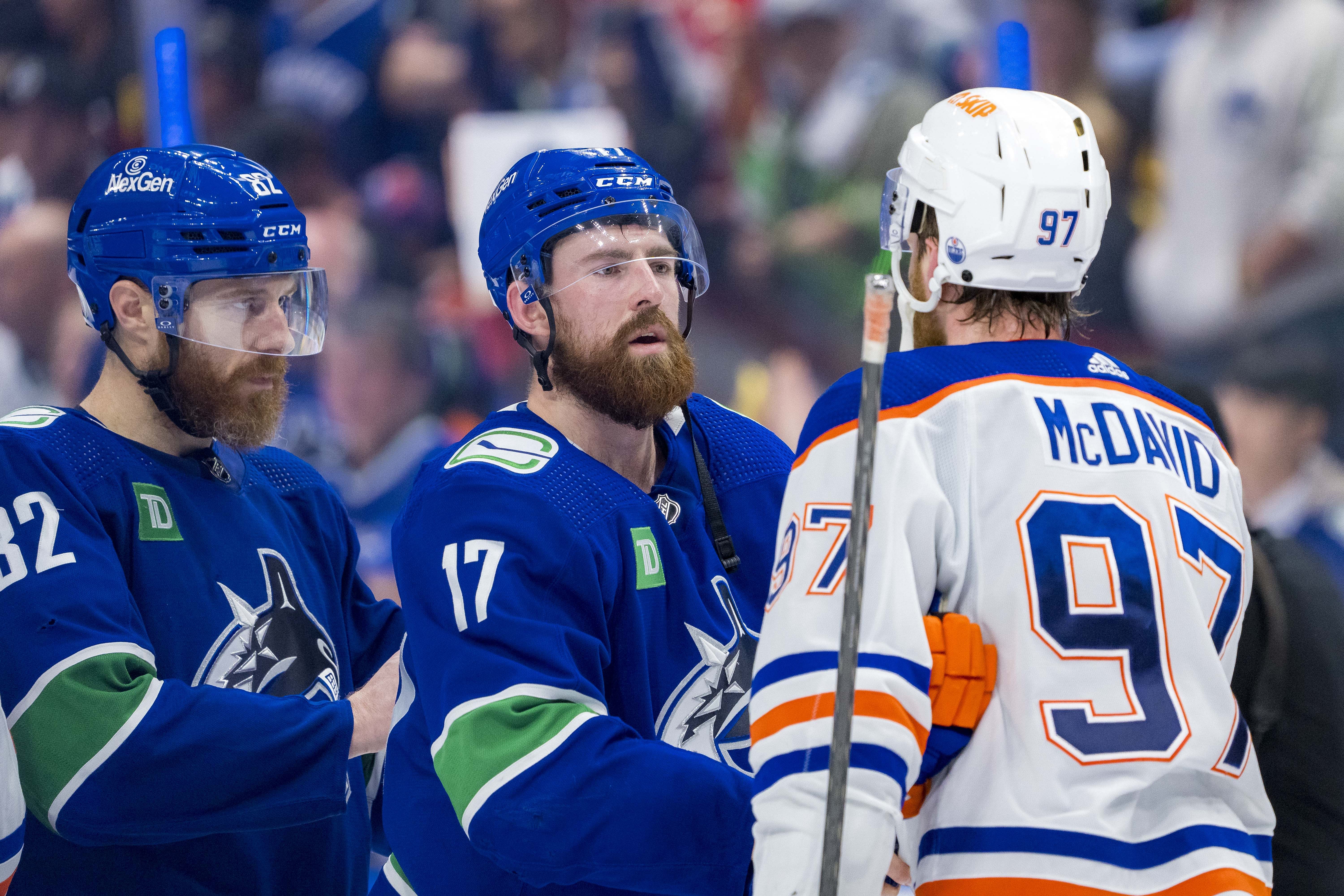 NHL: Stanley Cup Playoffs-Edmonton Oilers at Vancouver Canucks