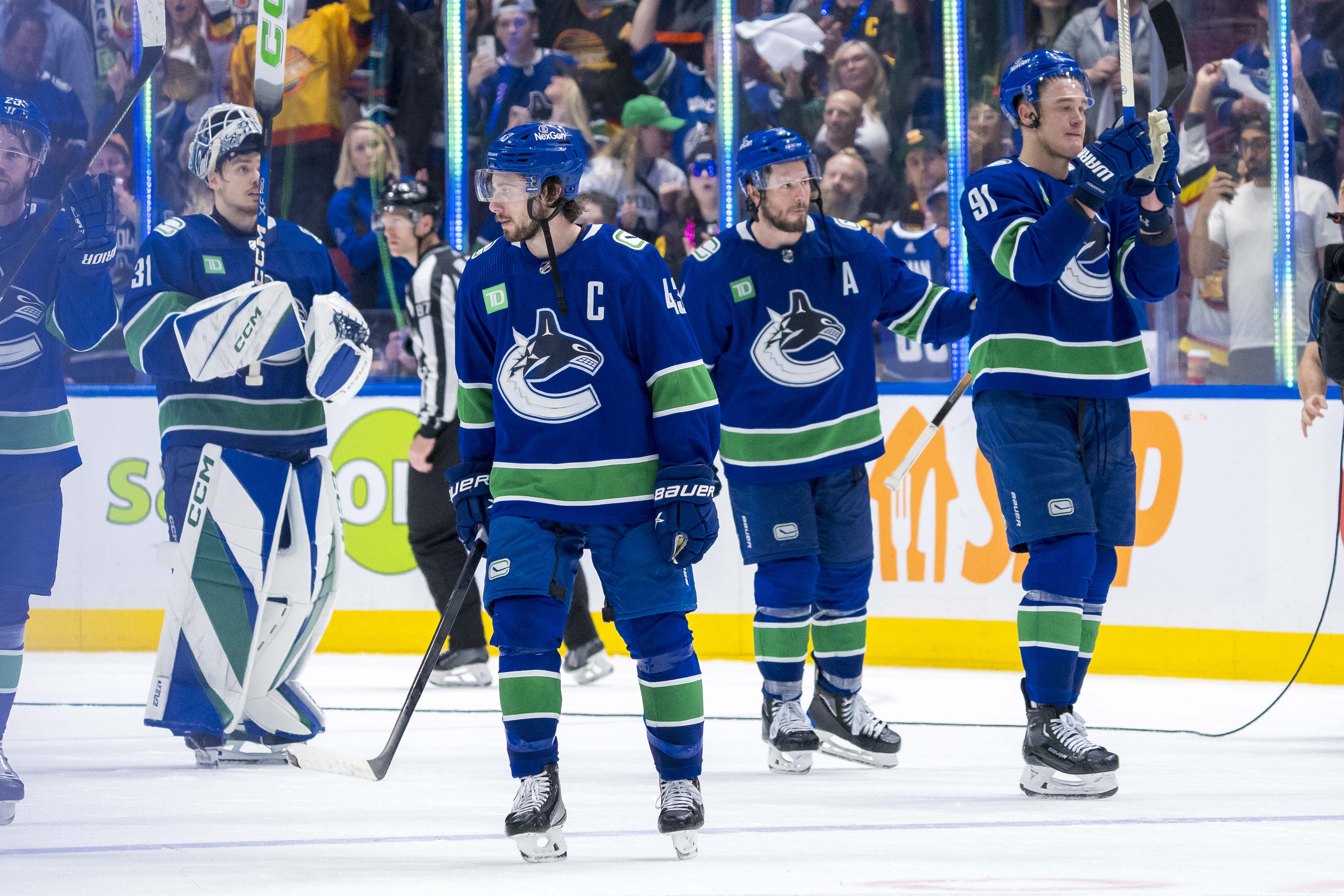 NHL: Stanley Cup Playoffs-Edmonton Oilers at Vancouver Canucks