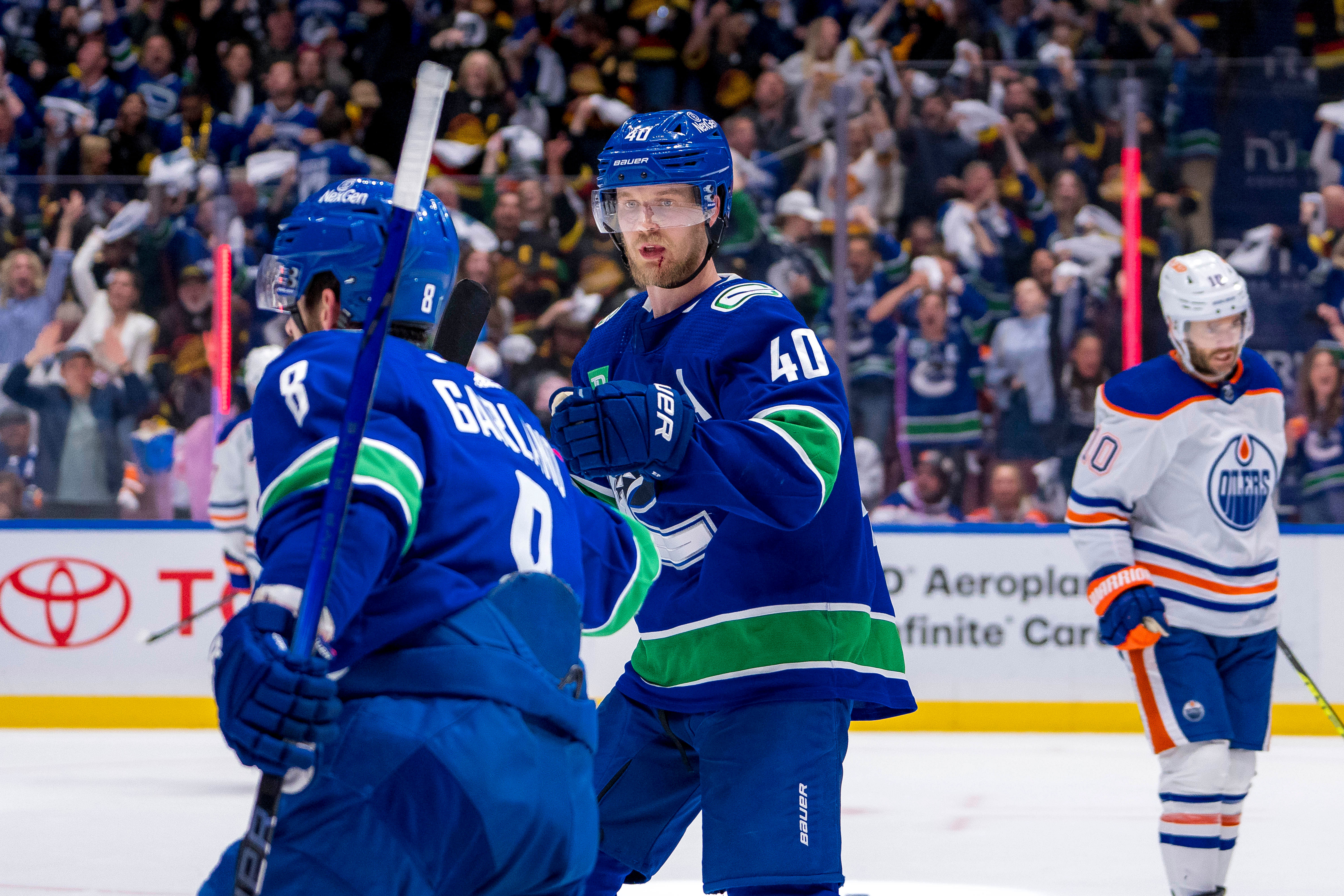 NHL: Stanley Cup Playoffs-Edmonton Oilers at Vancouver Canucks