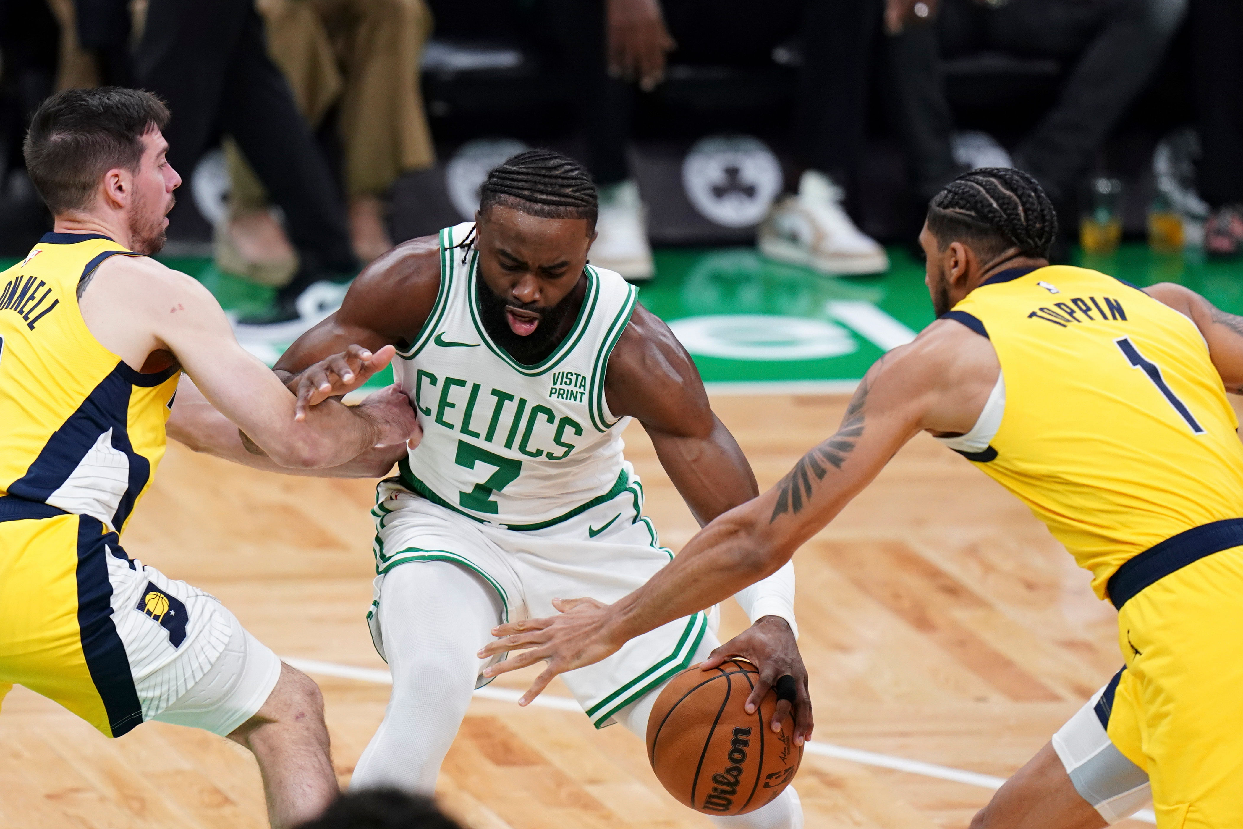 NBA: Playoffs-Indiana Pacers at Boston Celtics