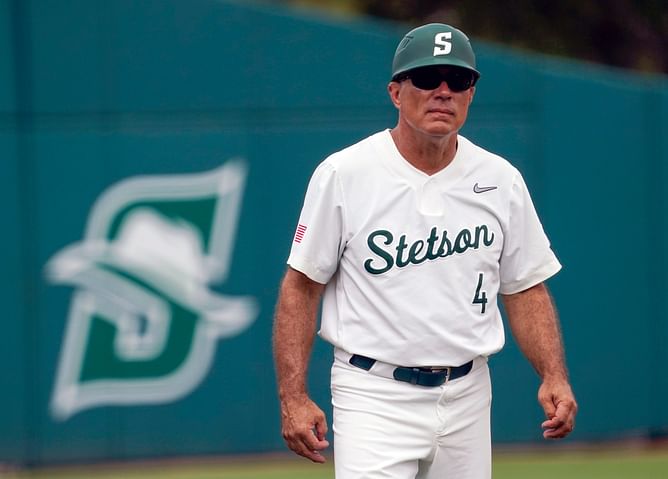WATCH: Stetson and Peay coaches get into a scuffle after a 5-3 Hatters victory
