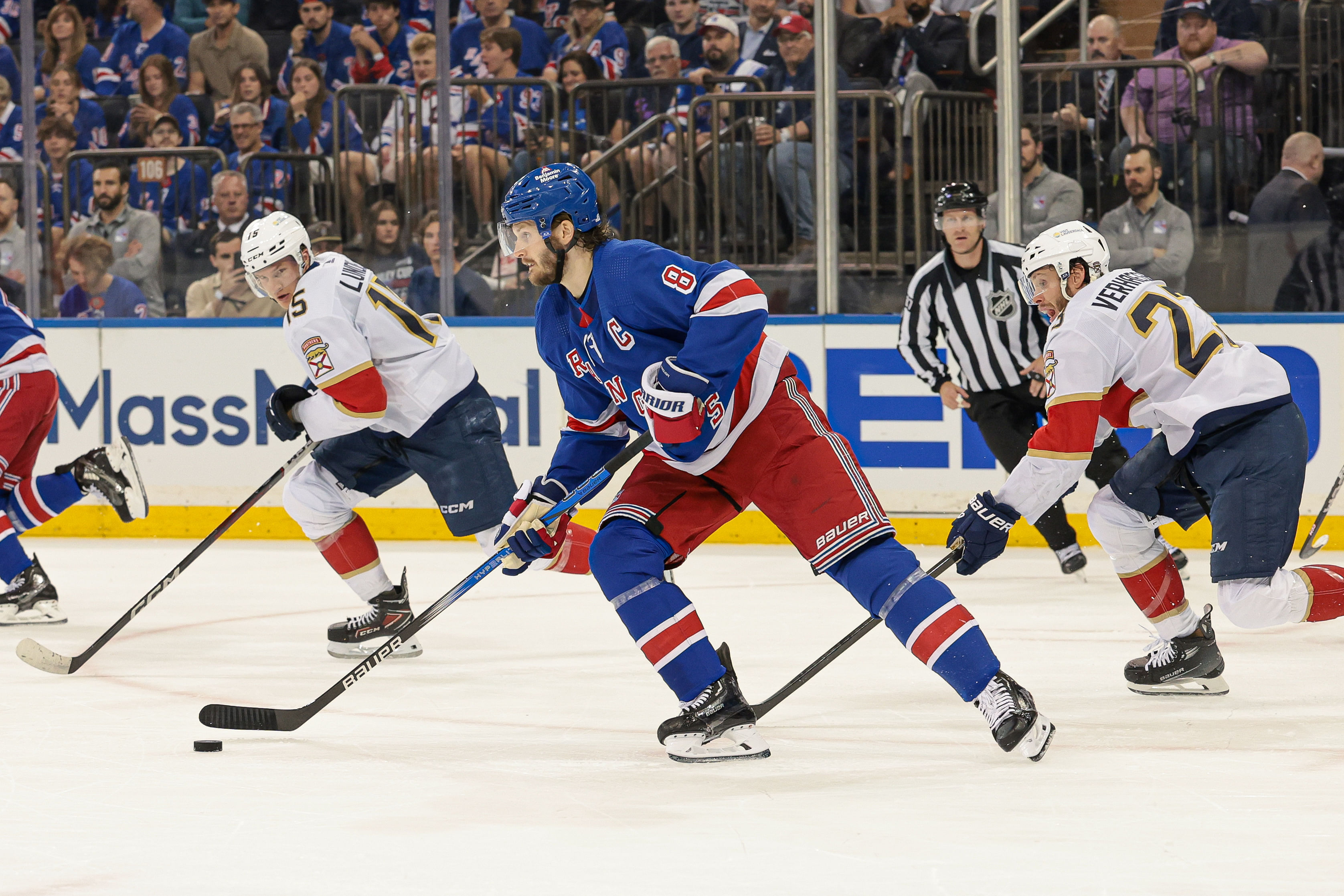 NHL: Stanley Cup Playoffs-Florida Panthers at New York Rangers