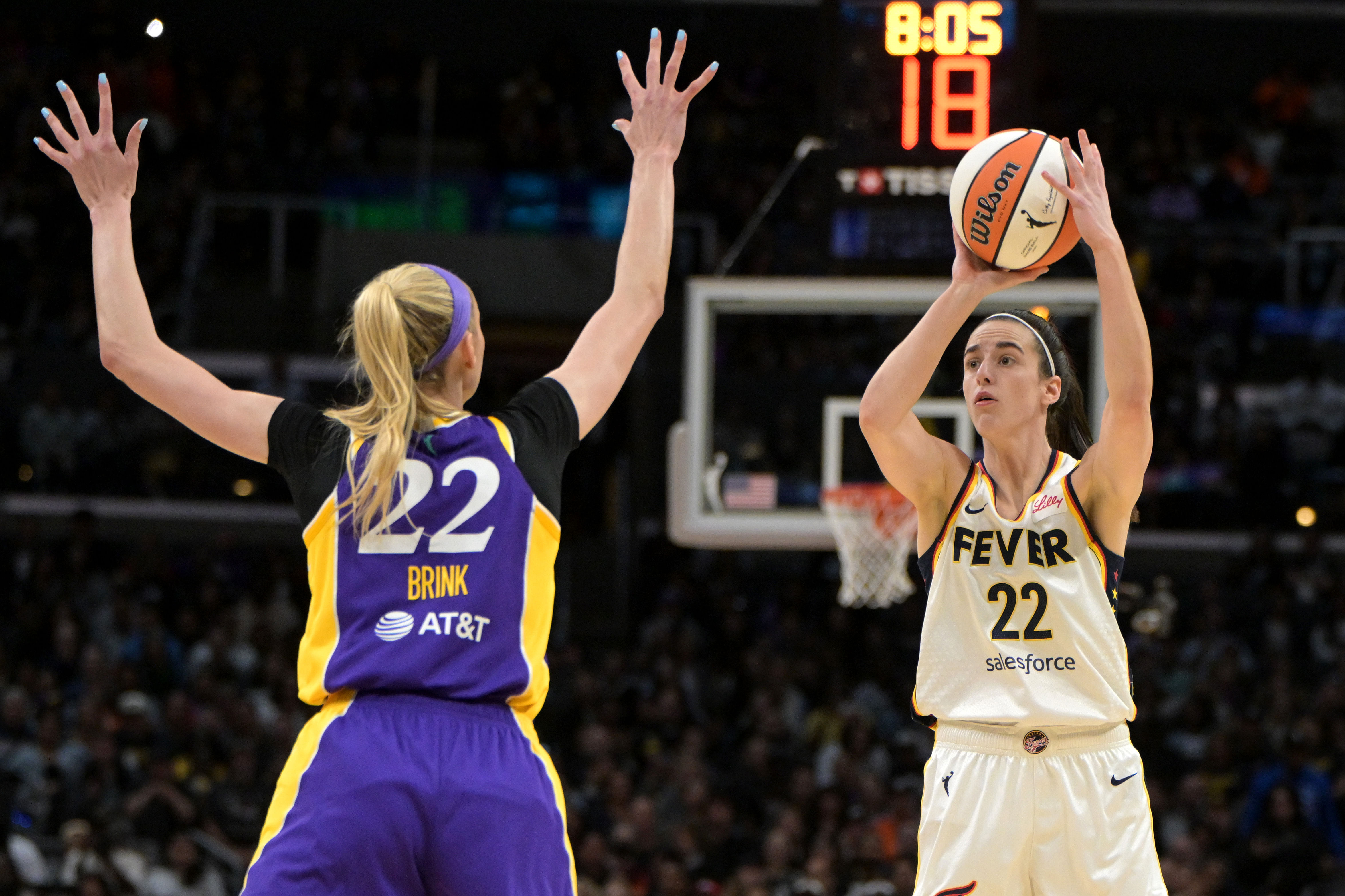 WNBA: Indiana Fever at Los Angeles Sparks