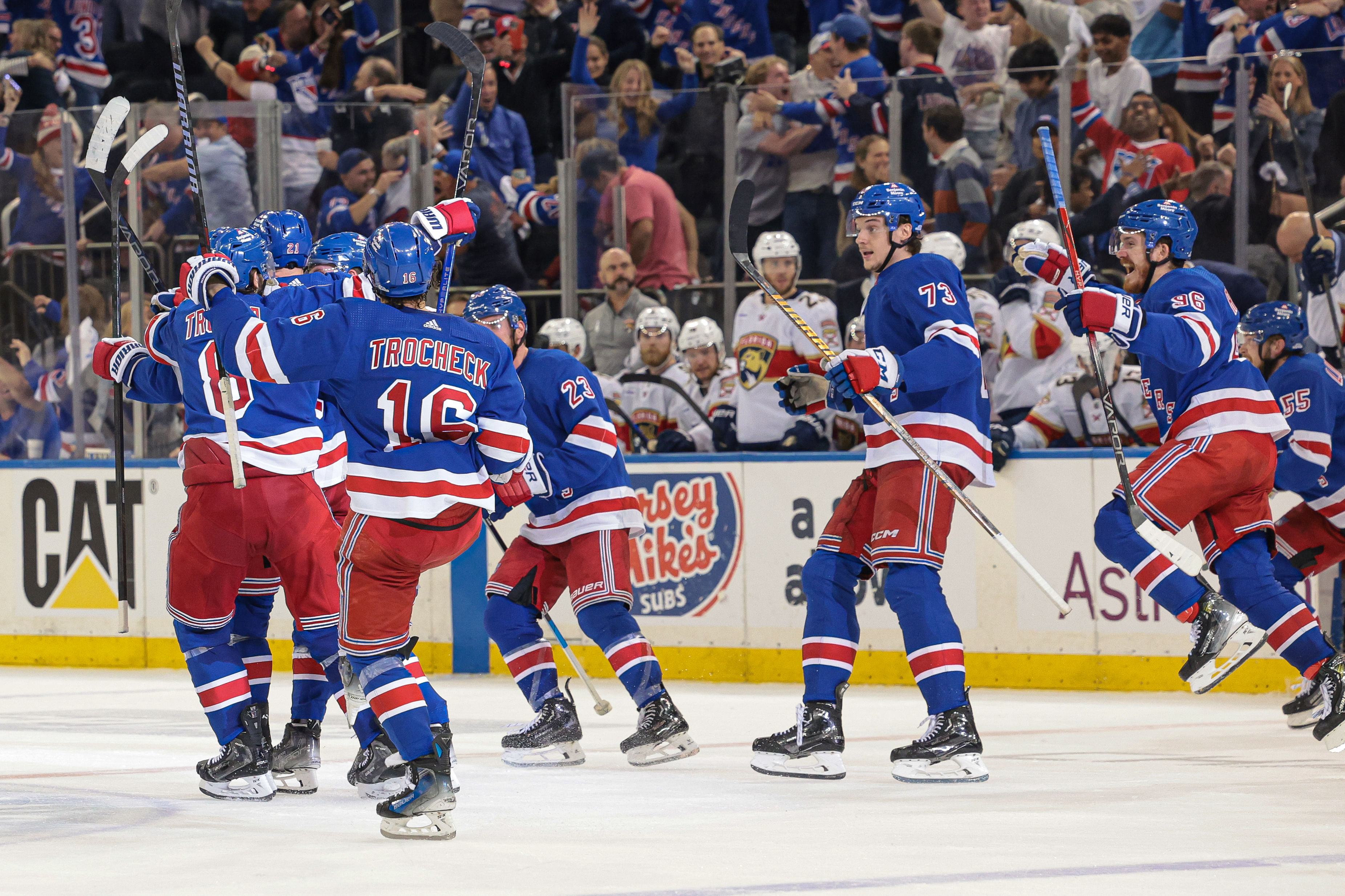 NHL: Stanley Cup Playoffs-Florida Panthers at New York Rangers