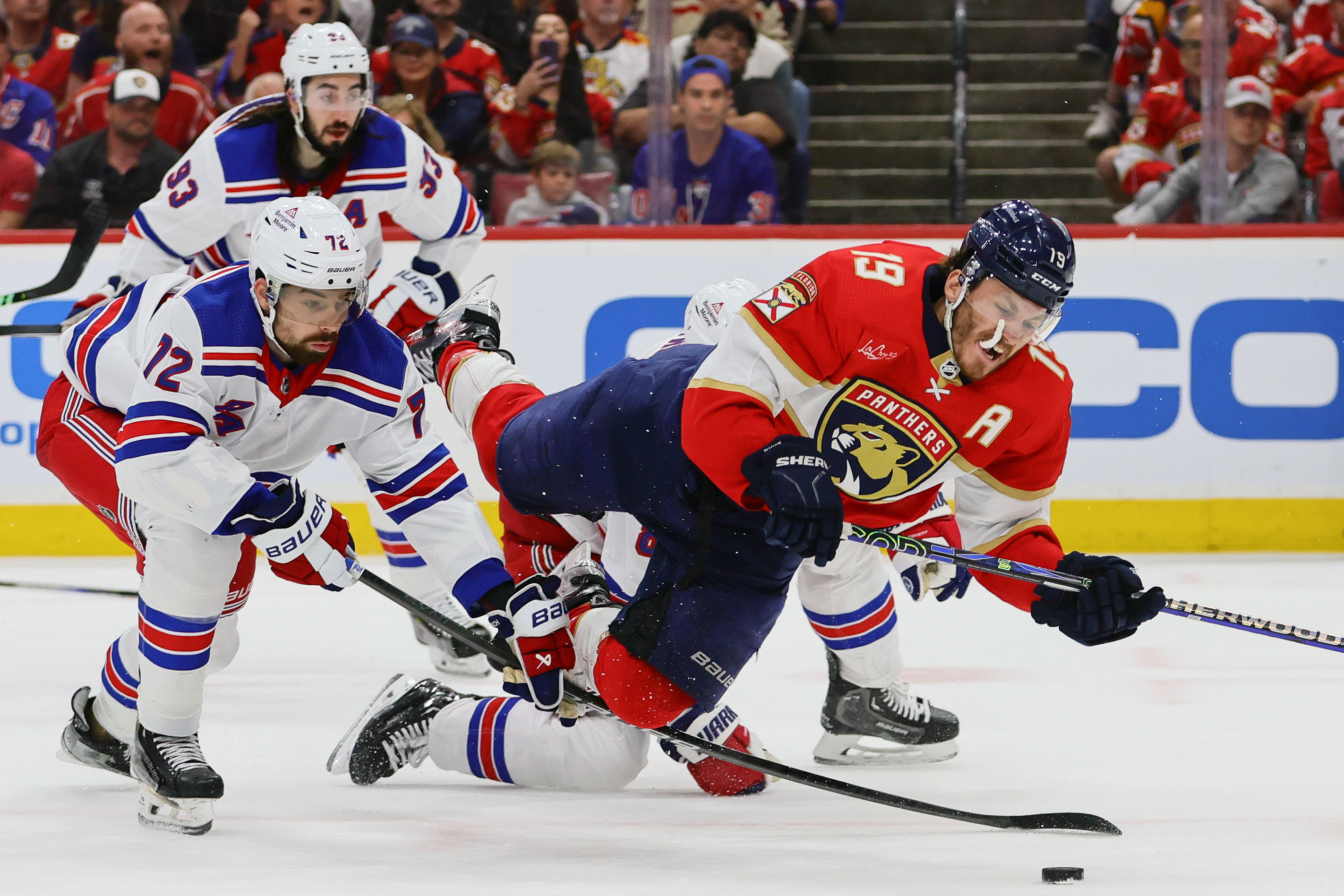 NHL: Stanley Cup Playoffs-New York Rangers at Florida Panthers