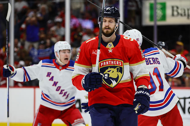 NHL: Stanley Cup Playoffs-New York Rangers at Florida Panthers