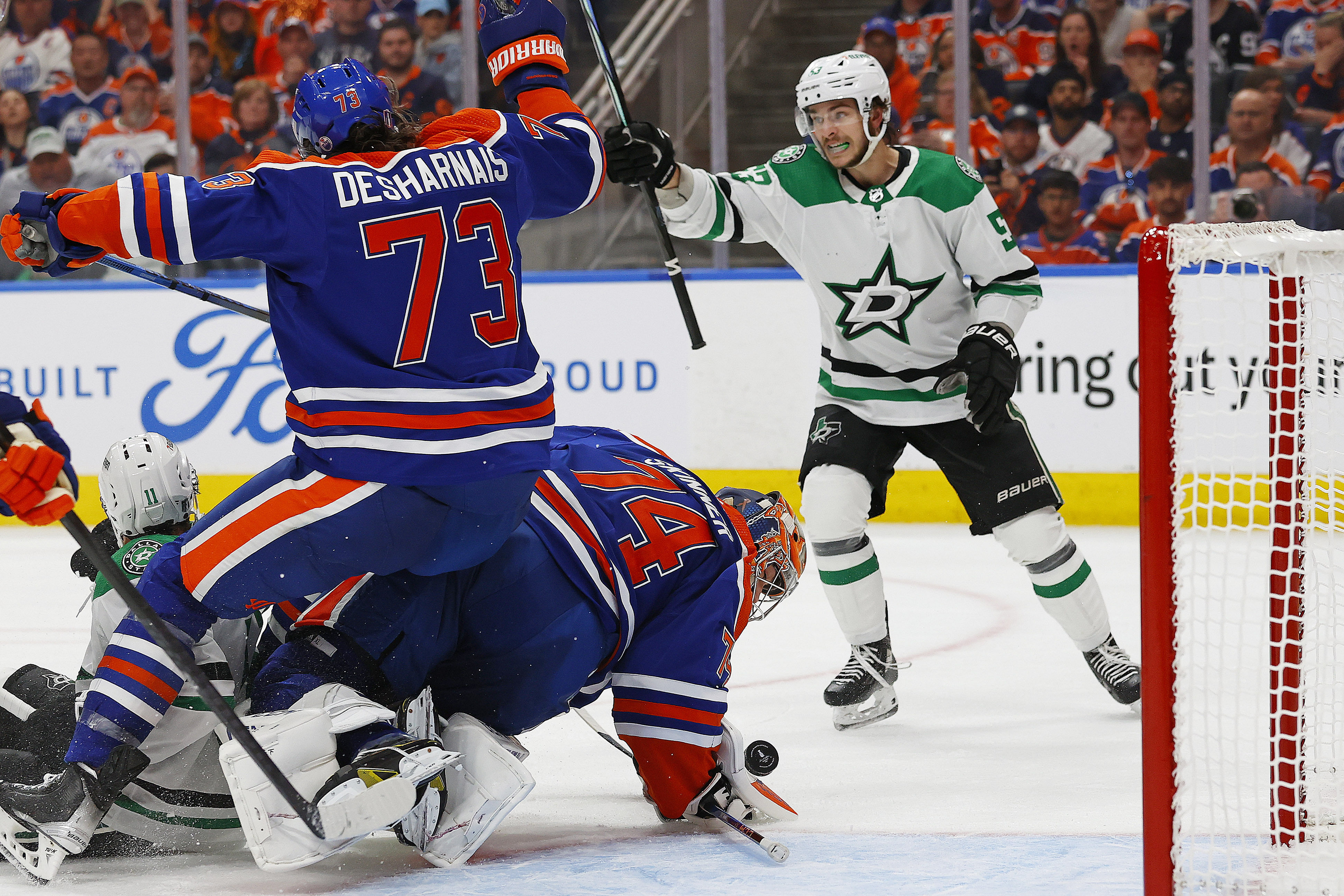 NHL: Stanley Cup Playoffs-Dallas Stars at Edmonton Oilers